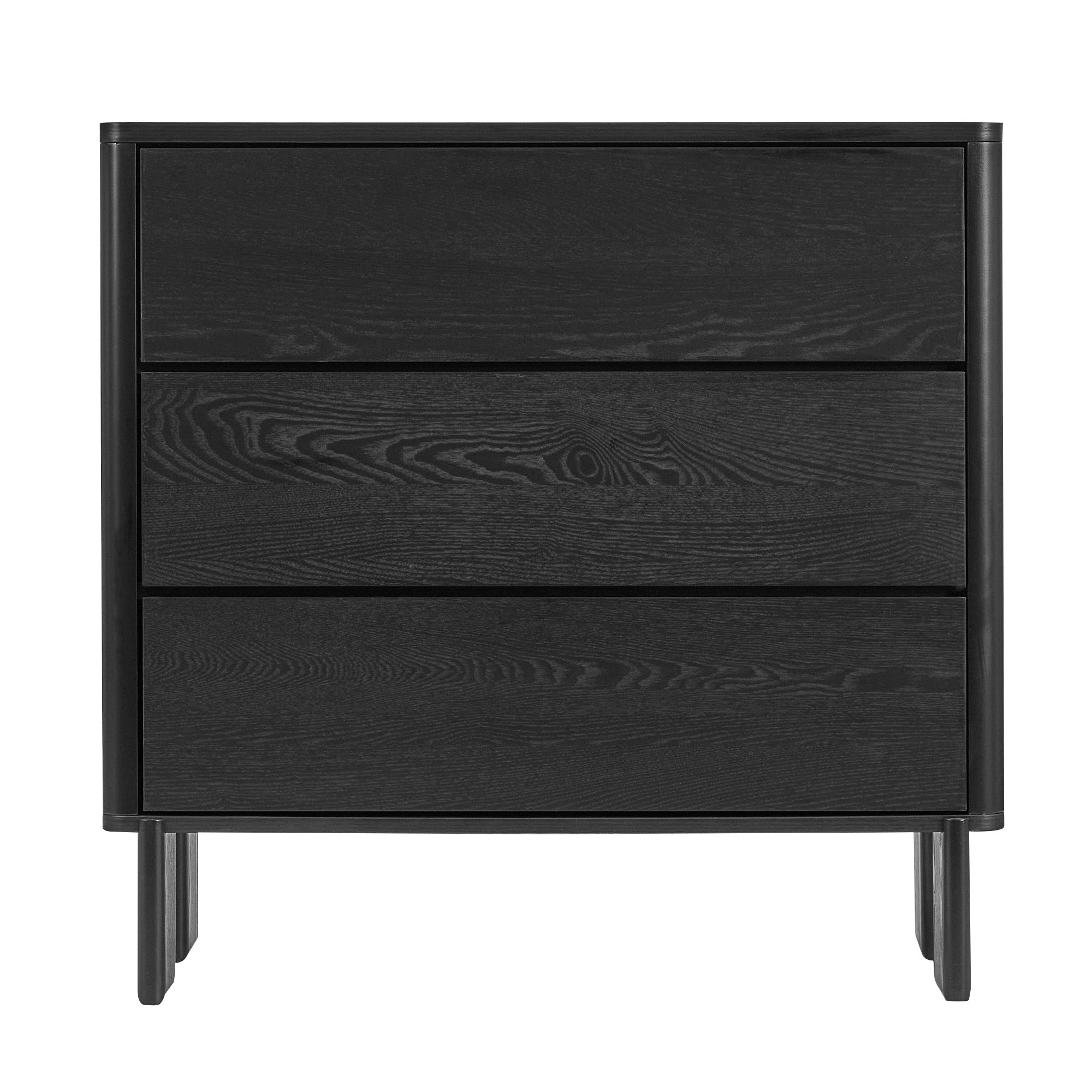 Taupo Chest of 3 Drawers Black