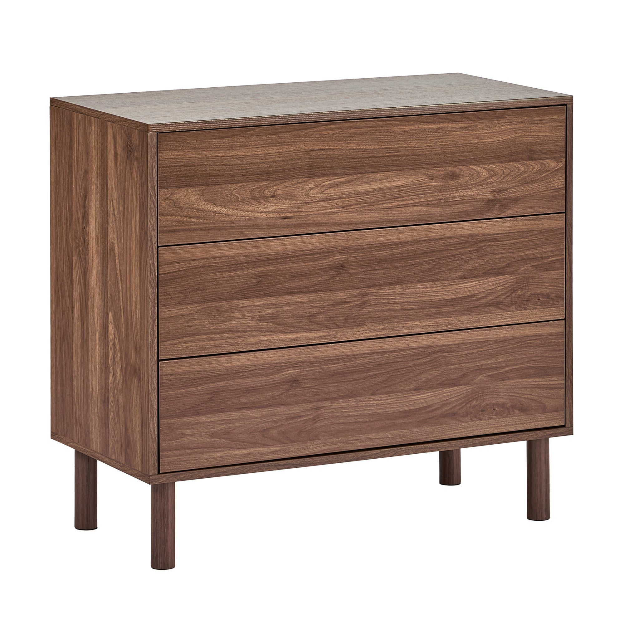 Norquay Chest of 3 Drawers Walnut