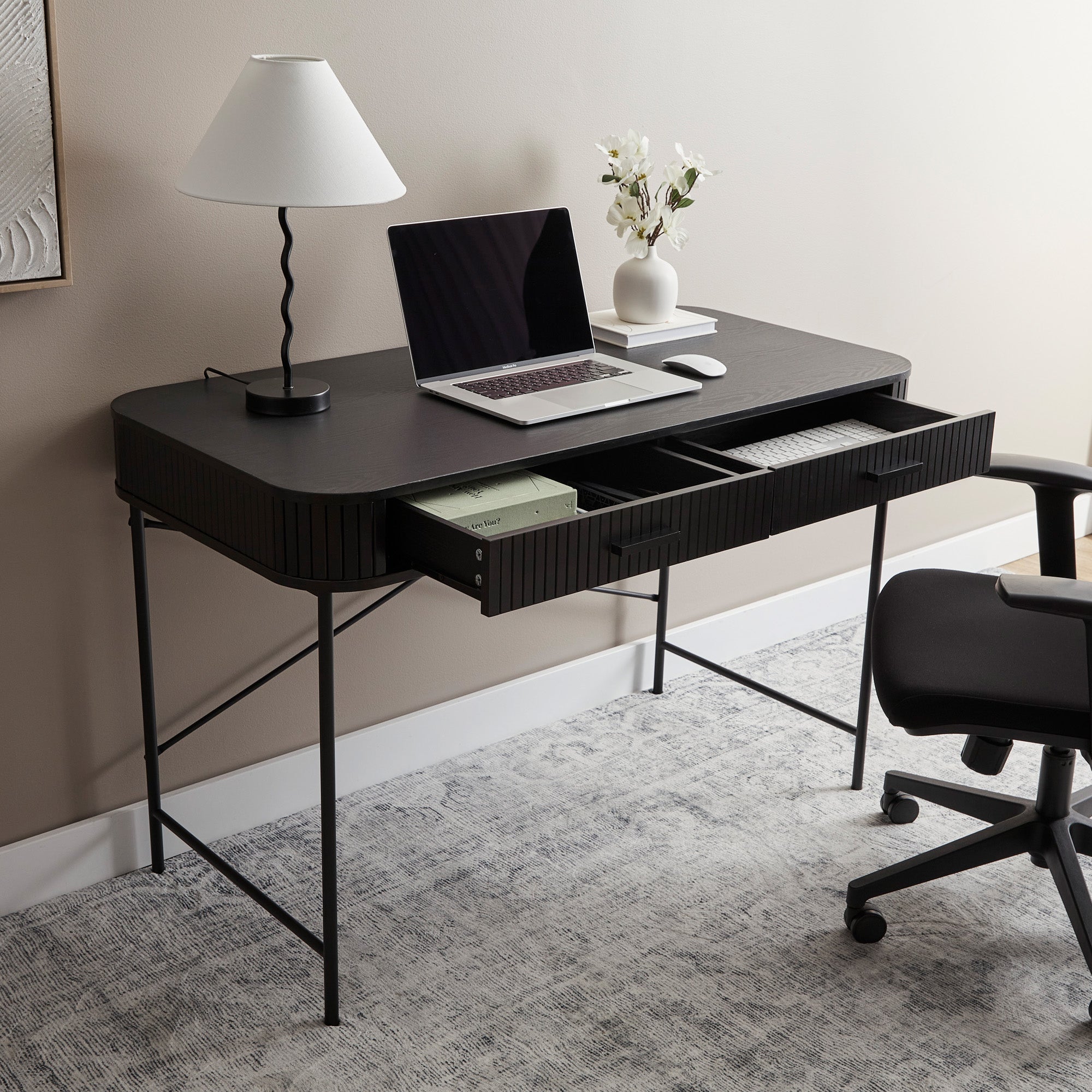 Haven 120cm Desk Black