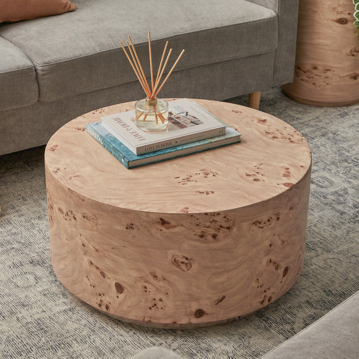 Elena Burl Look Coffee Table
