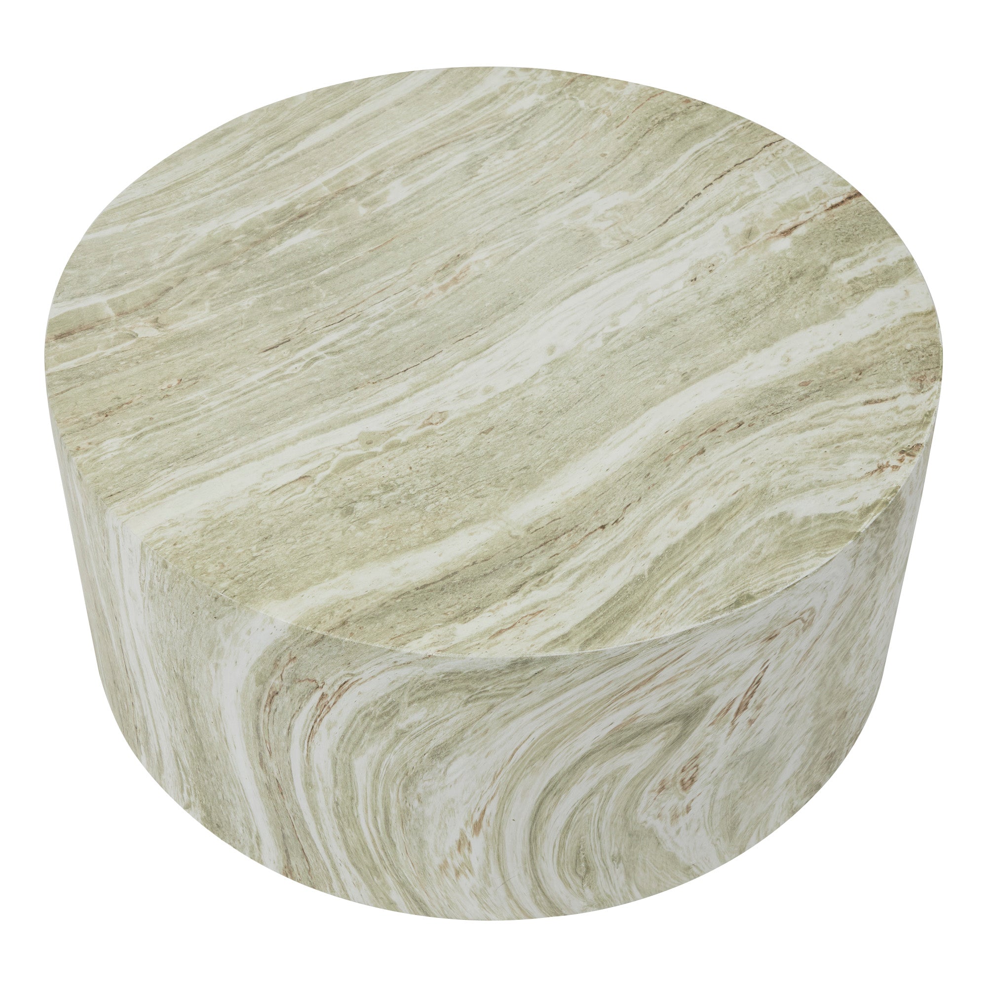 Elena Green Marble Look Coffee Table