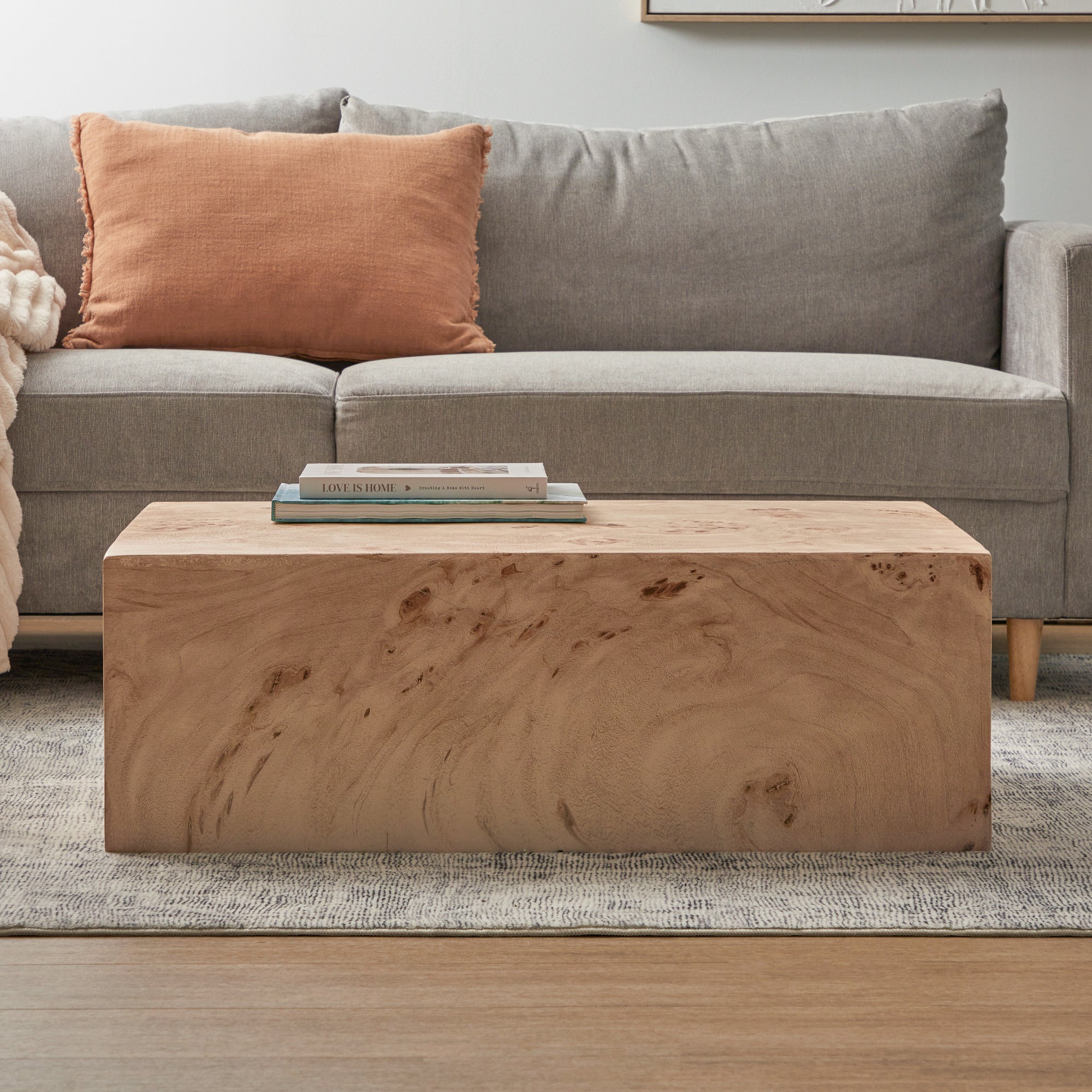 Isla Burl Look Coffee Table