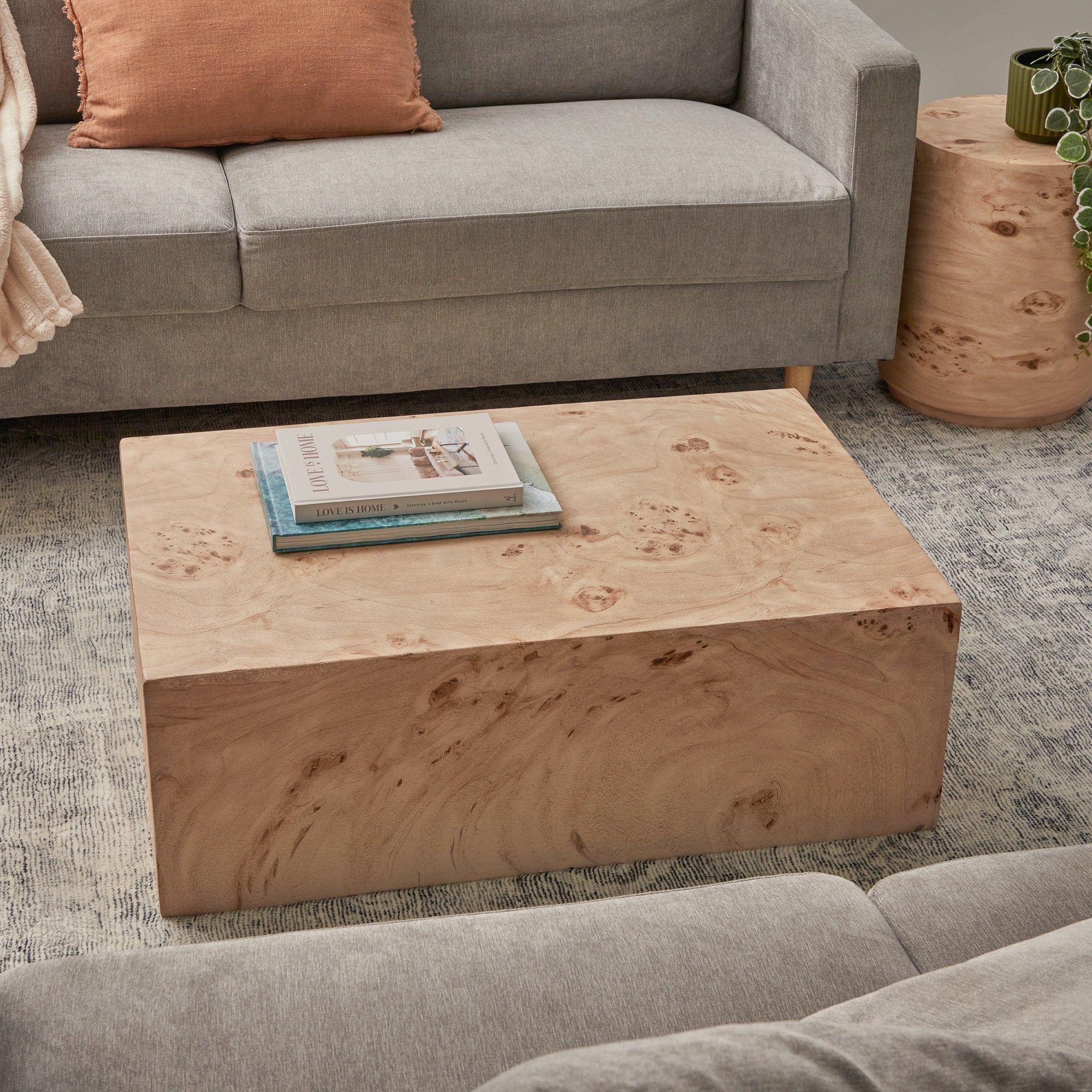 Isla Burl Look Coffee Table