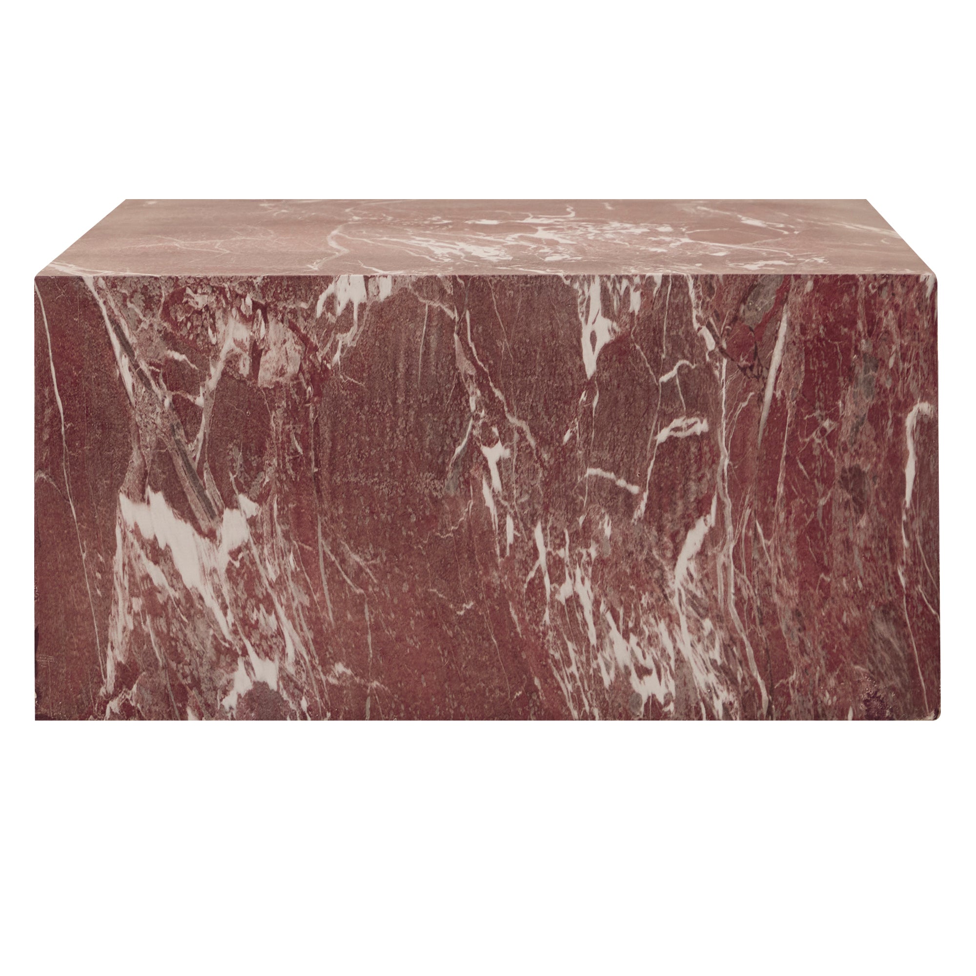 Isla Red Marble Look Coffee Table