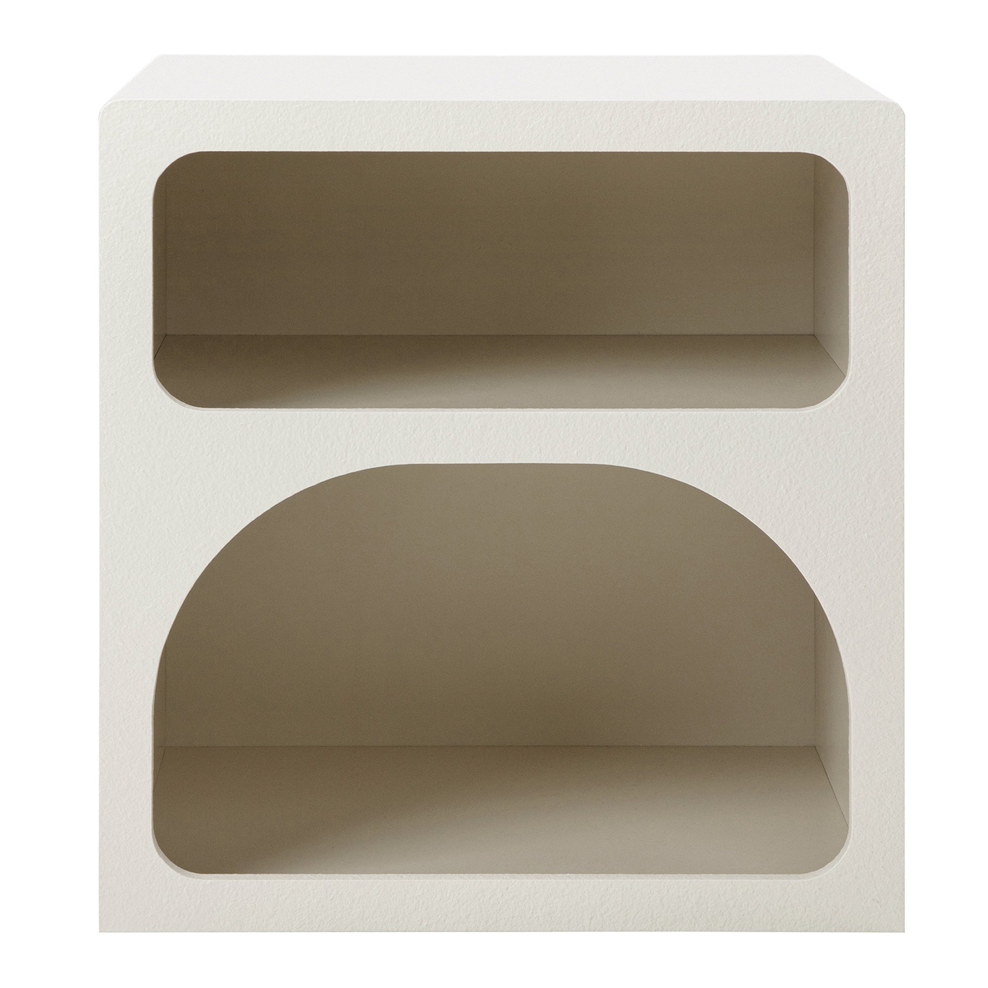 Santorini Bedside Table Off-White (Set of 2)