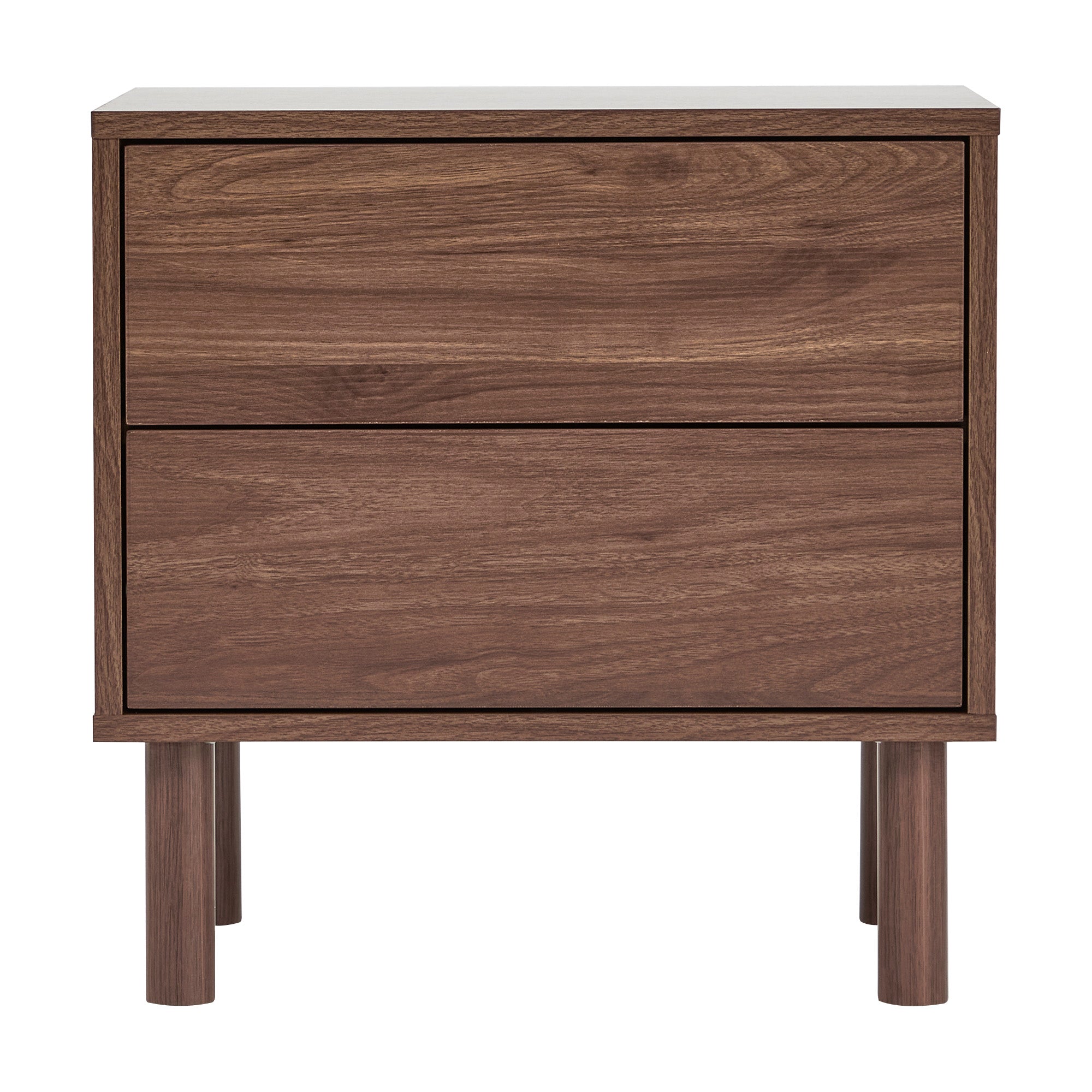 Norquay Bedside Table Walnut (Set of 2)