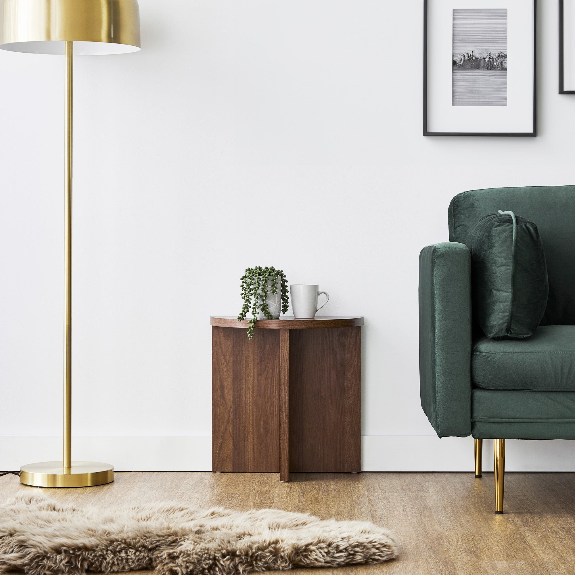Norquay Side Table Walnut