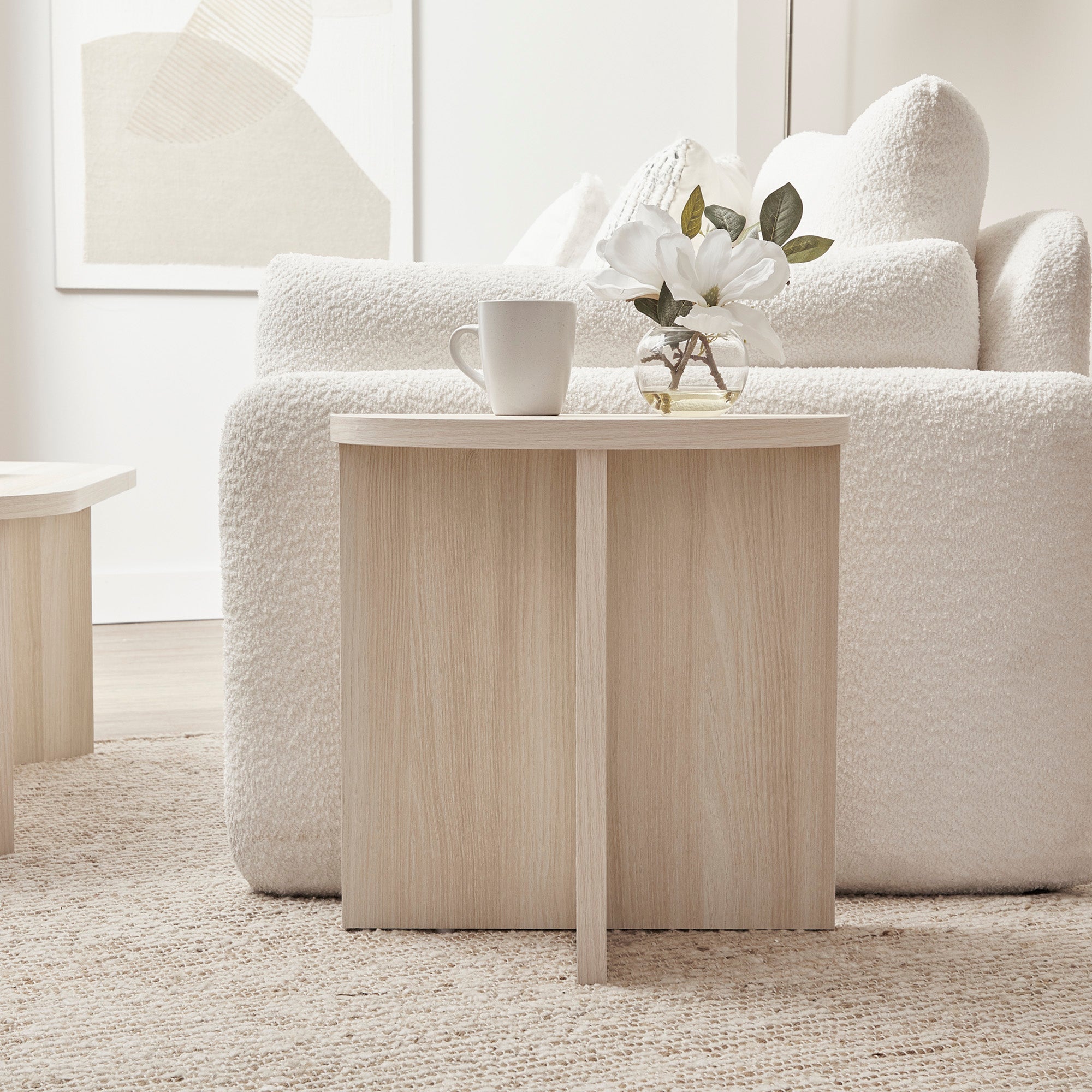 Norquay Side Table Light Oak