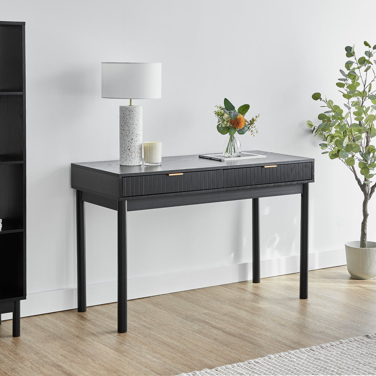Apia Console Table Black (120cm)