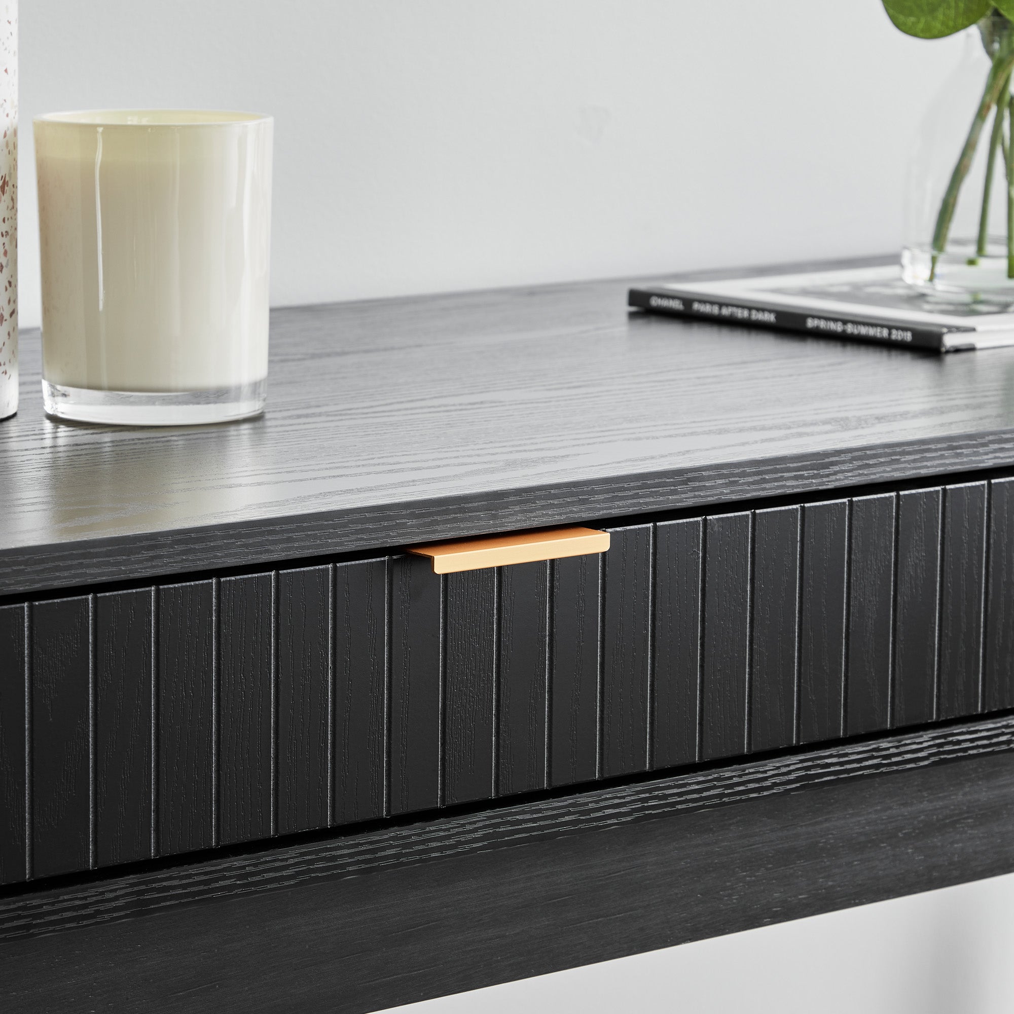 Apia Console Table Black (120cm)