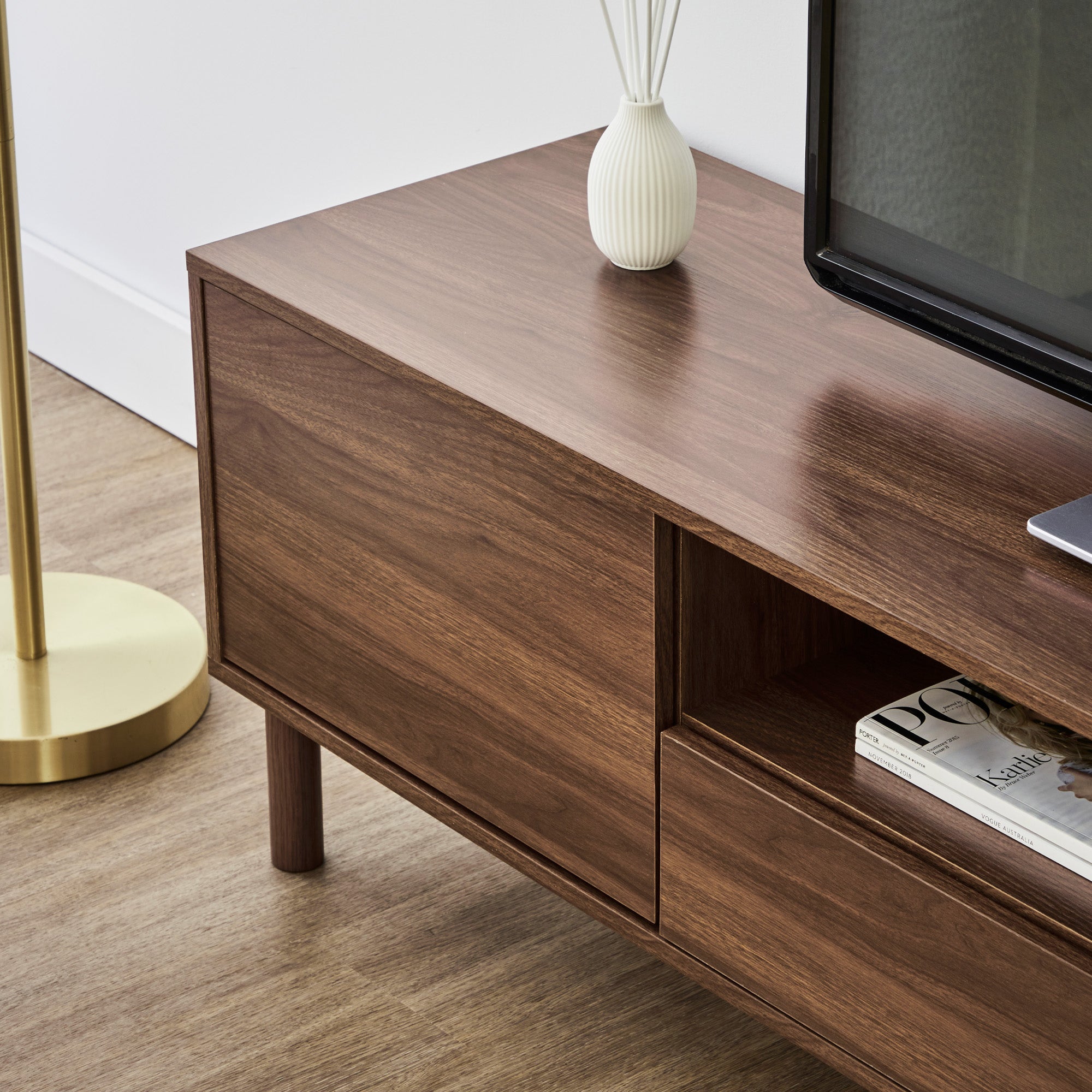 Norquay Entertainment Unit Walnut (180cm)