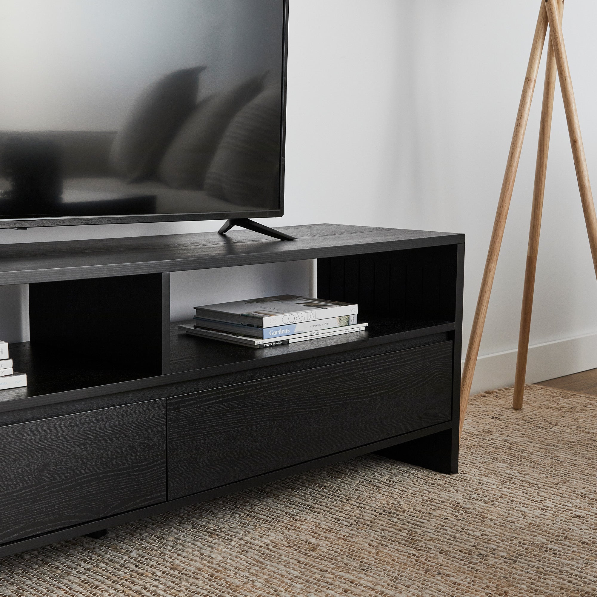Harper Entertainment Unit Black (150cm)