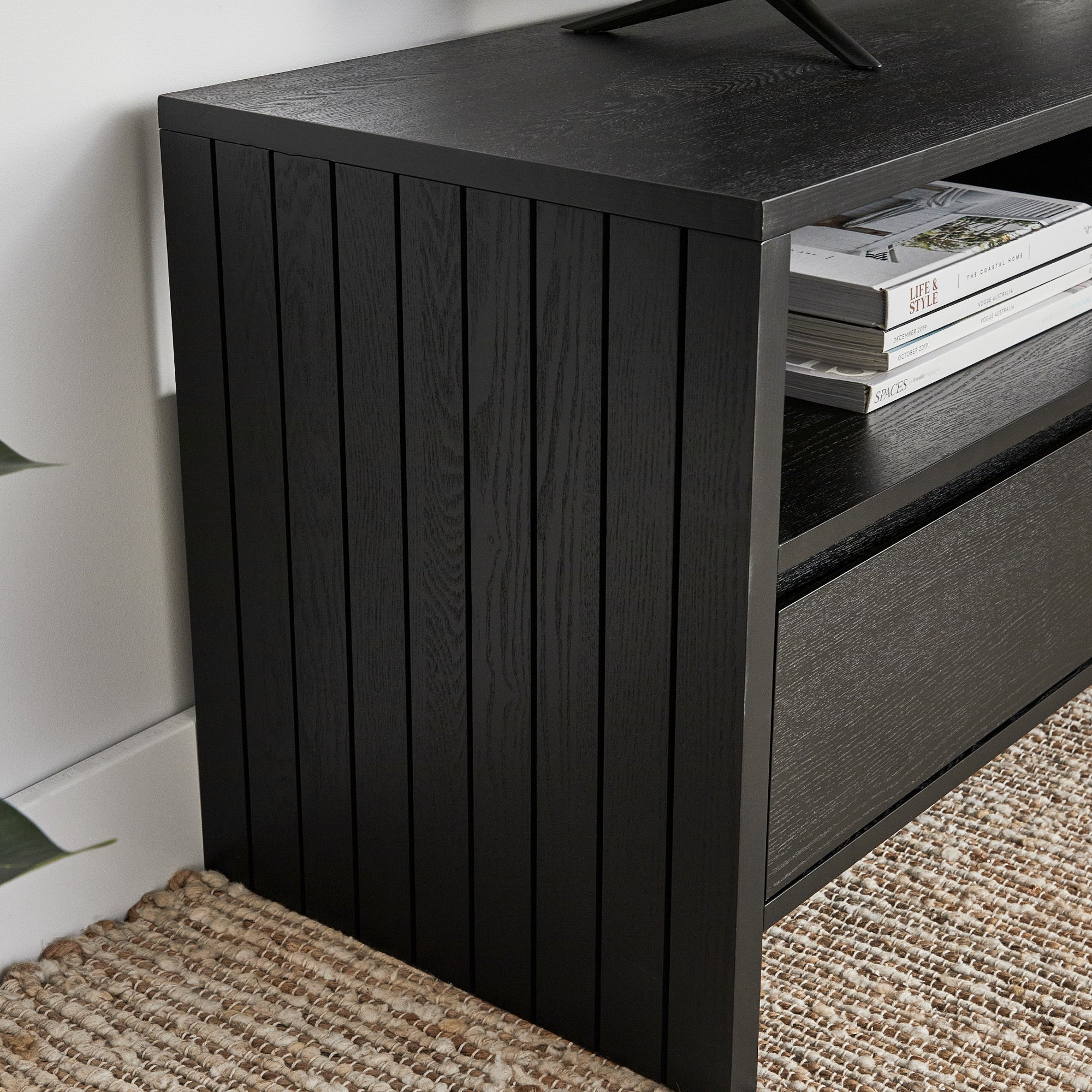 Harper Entertainment Unit Black (150cm)