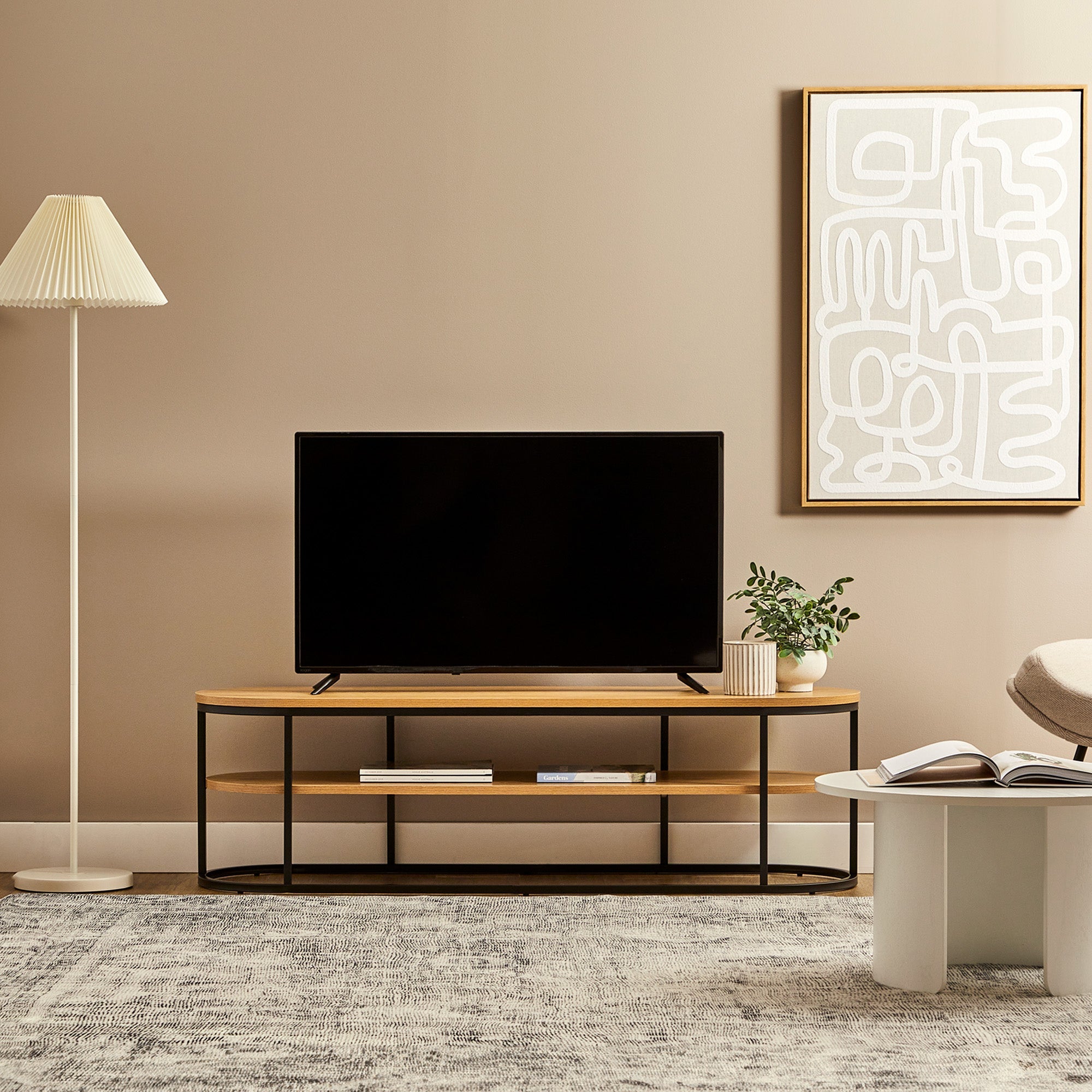 Sonoma Entertainment Unit Black (140cm)