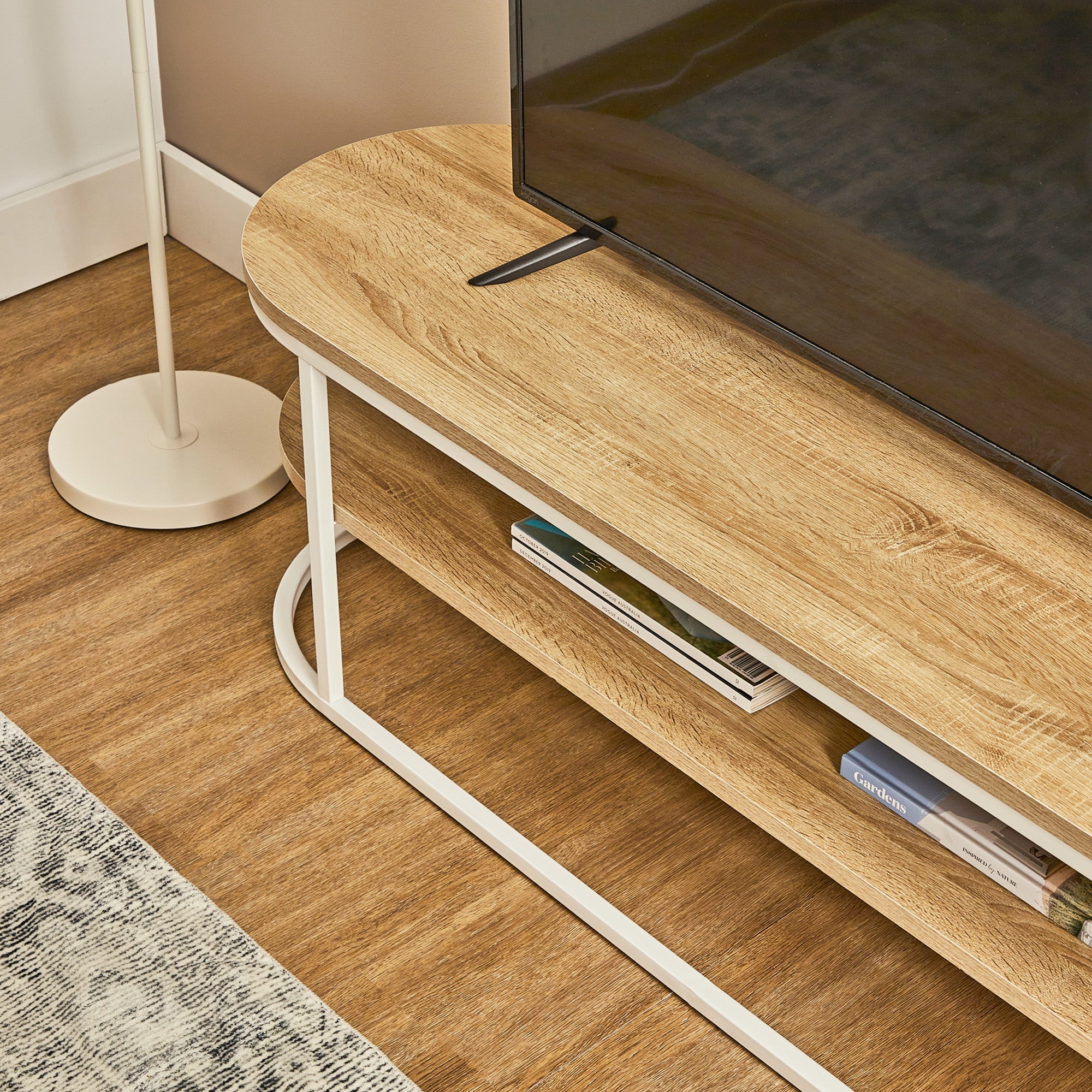 Sonoma Entertainment Unit White (140cm)