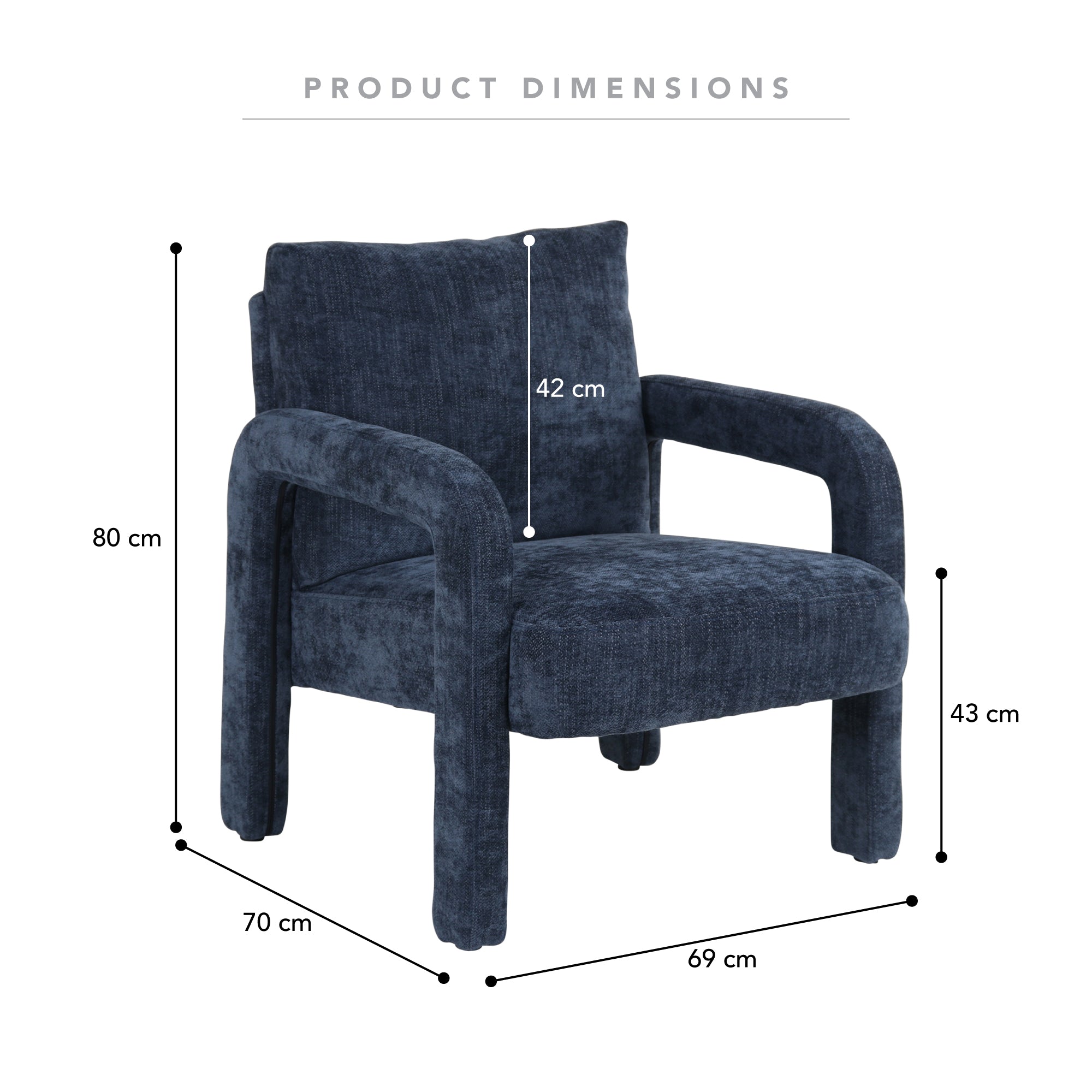 Foster Armchair Navy