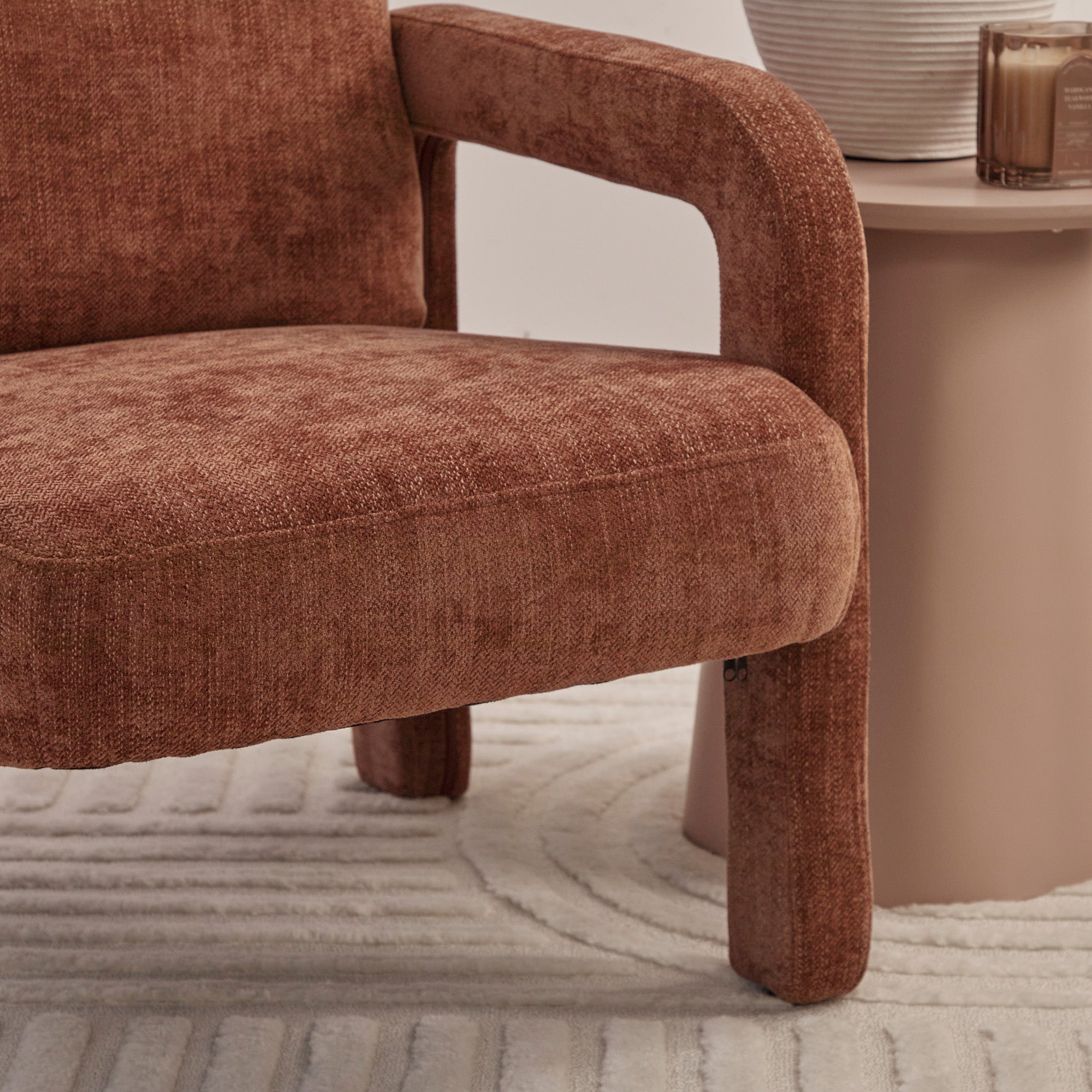 Foster Armchair Rust
