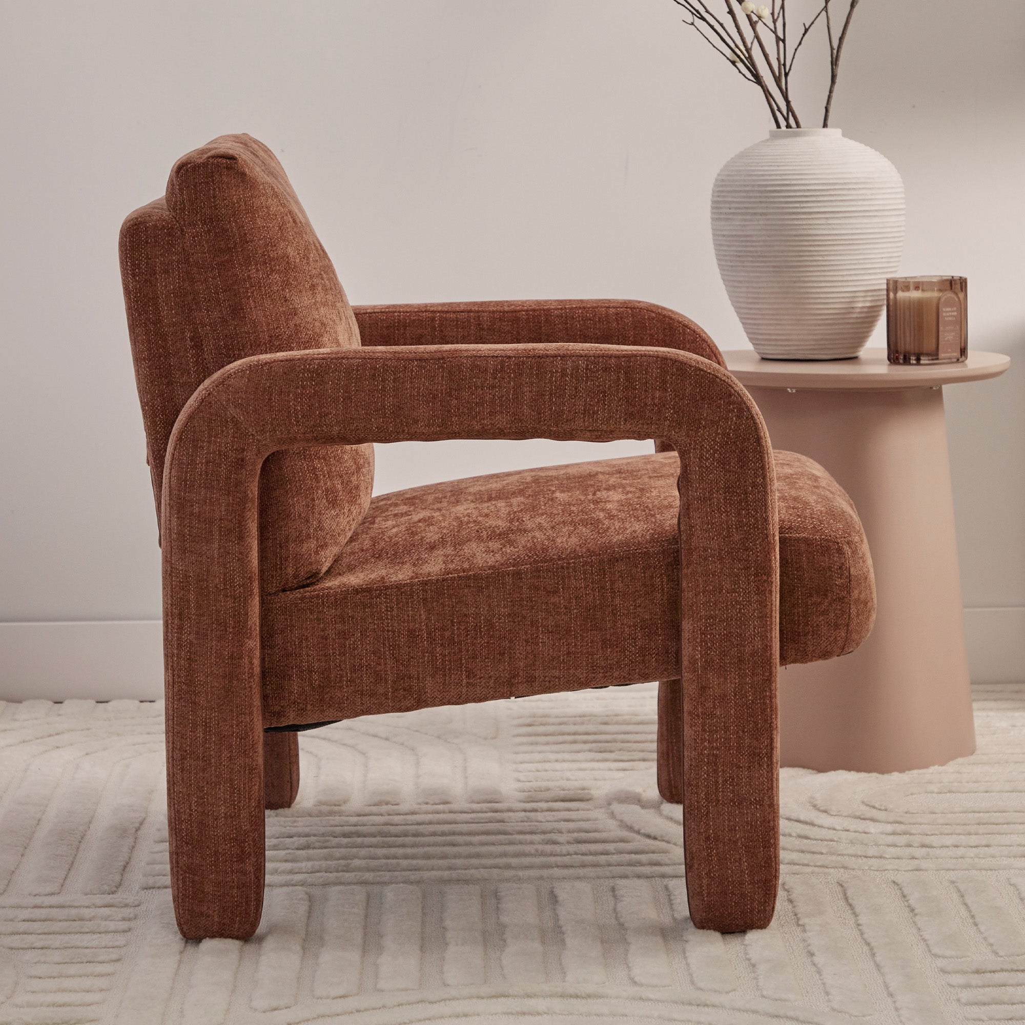 Foster Armchair Rust