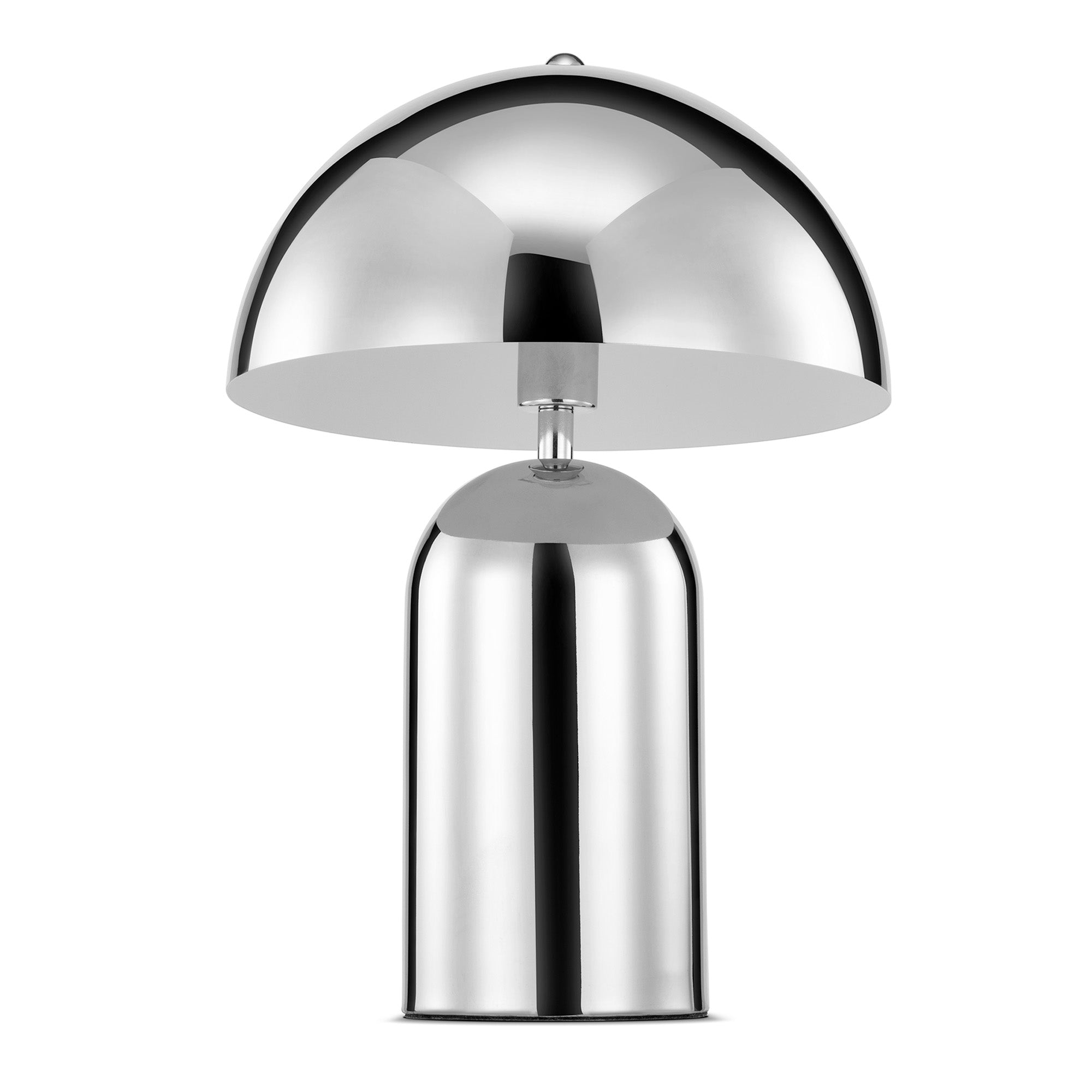 Mushroom Table Lamp Chrome