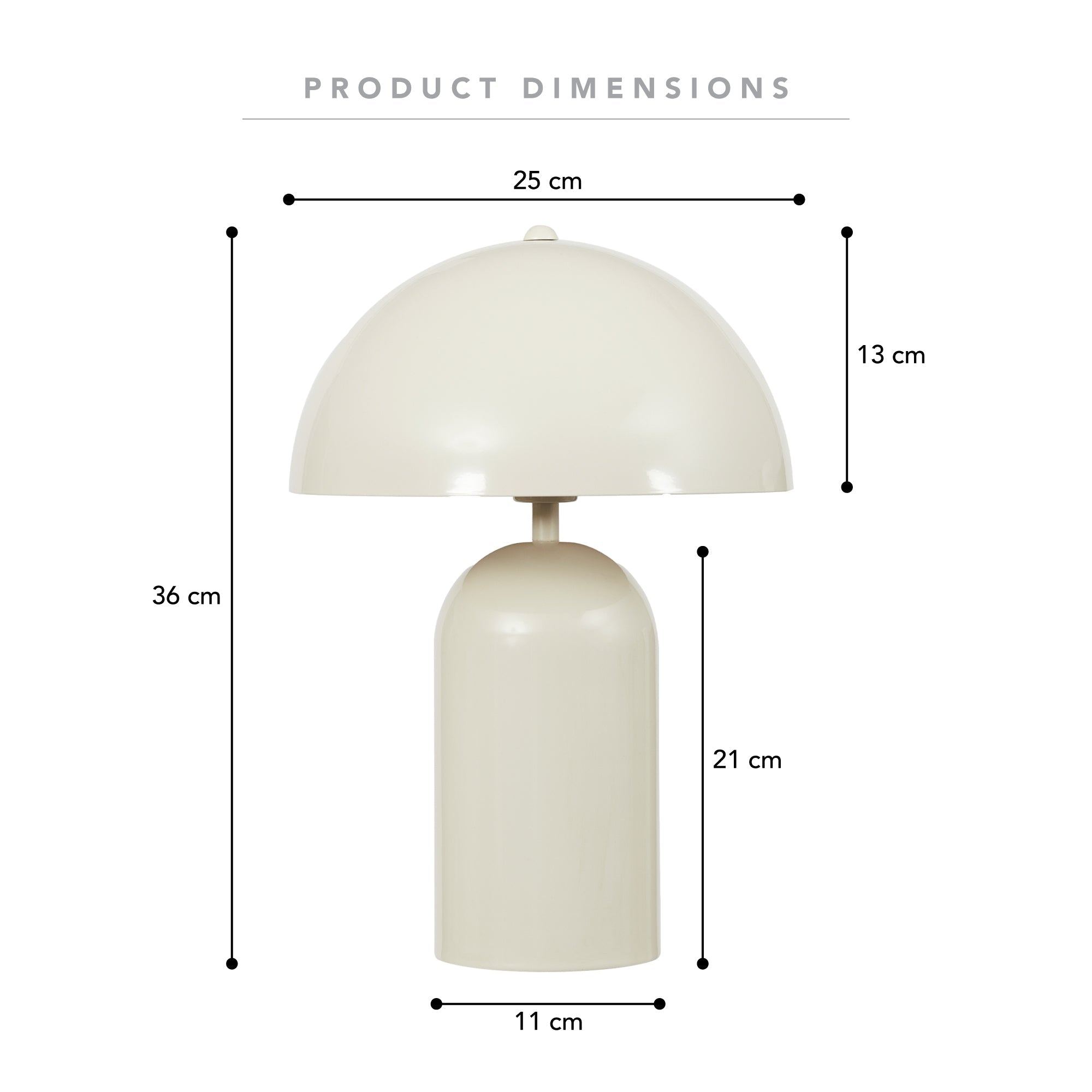Mushroom Table Lamp Cloud (Set of 2)