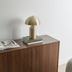 Mushroom Table Lamp Gold