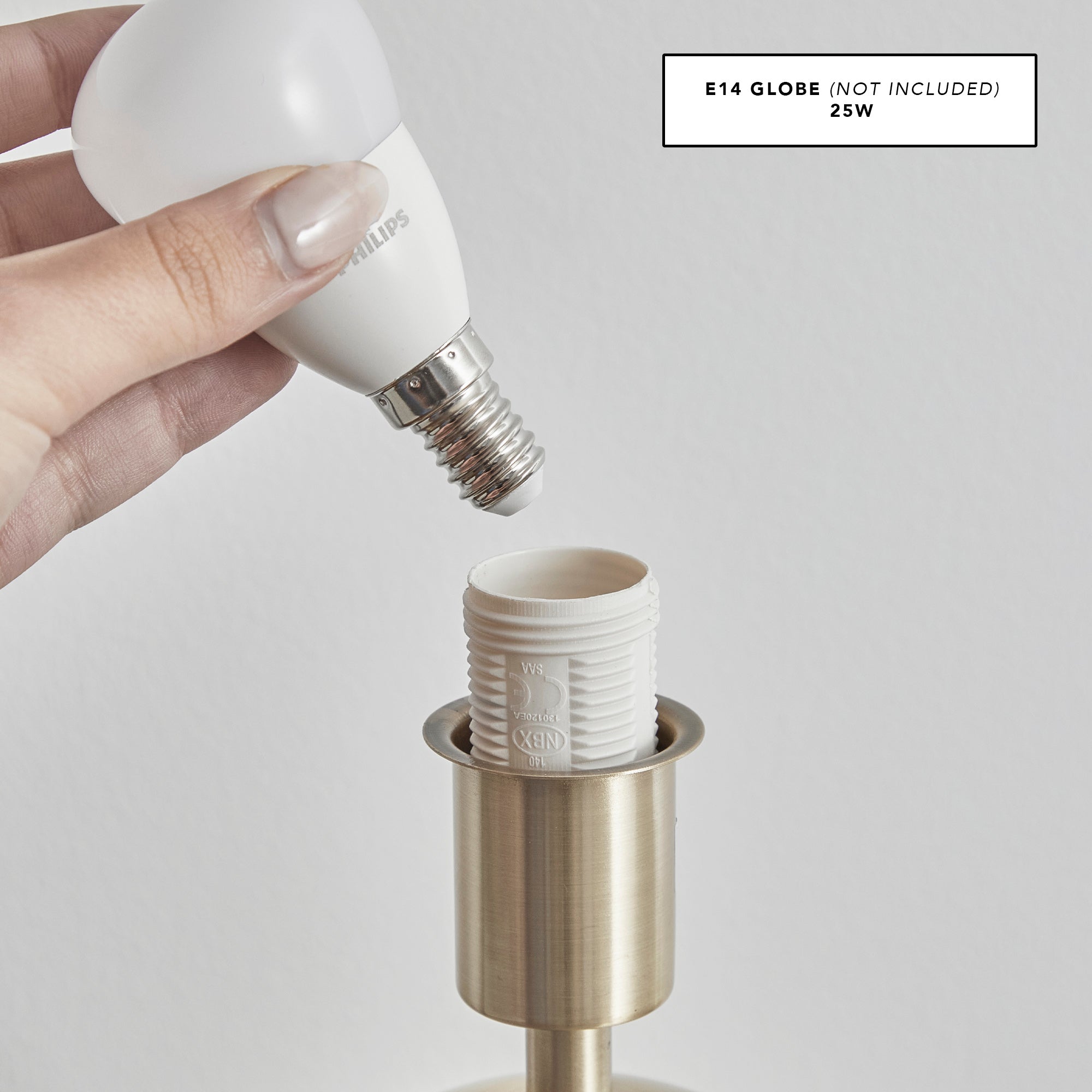 Mushroom Table Lamp Gold (Set of 2)