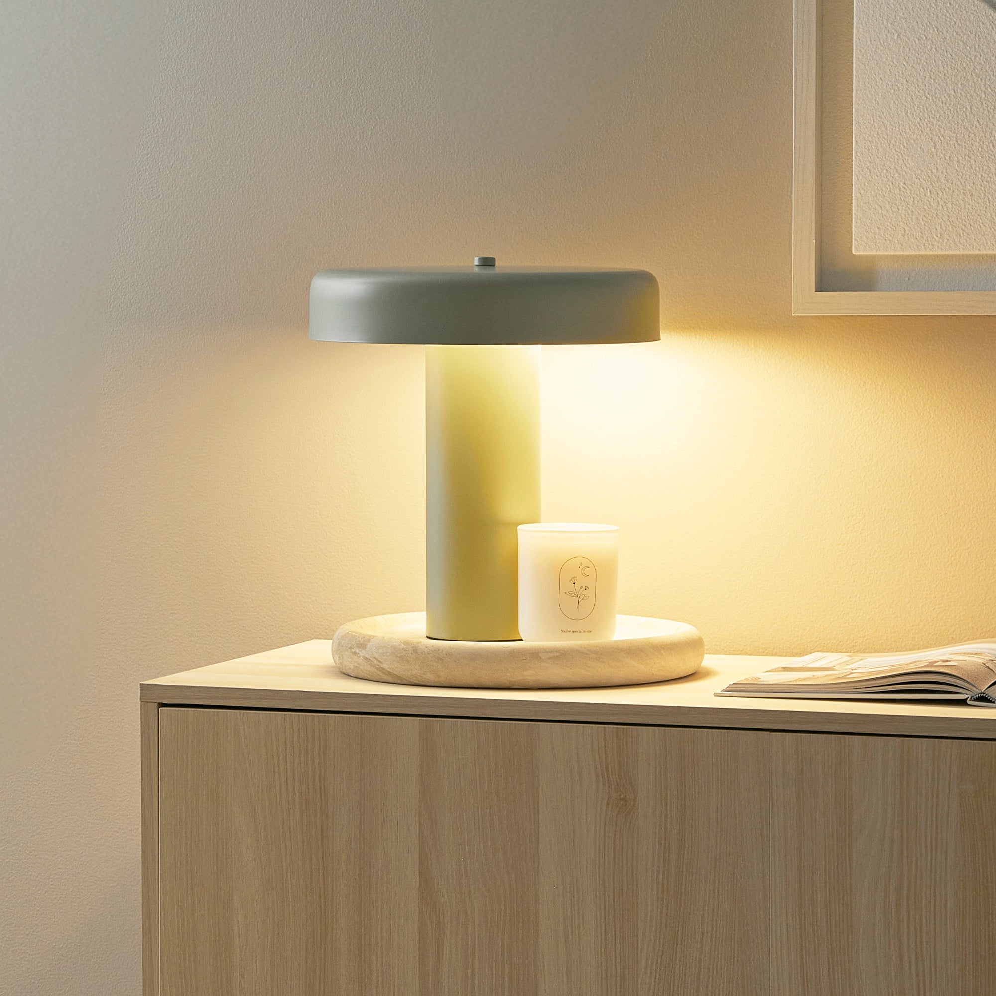 Eclipse Table Lamp Sage (Set of 2)