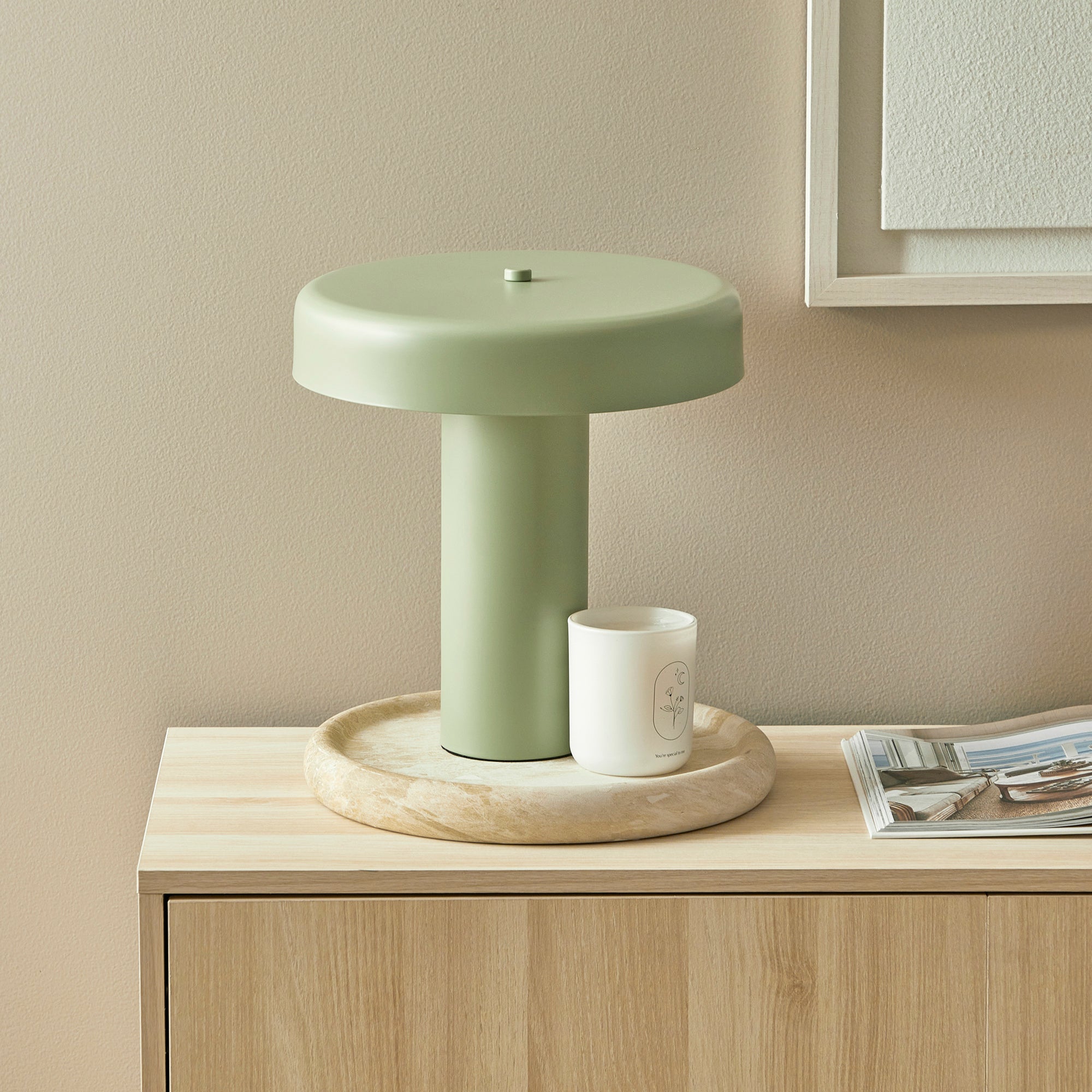 Eclipse Table Lamp Sage (Set of 2)