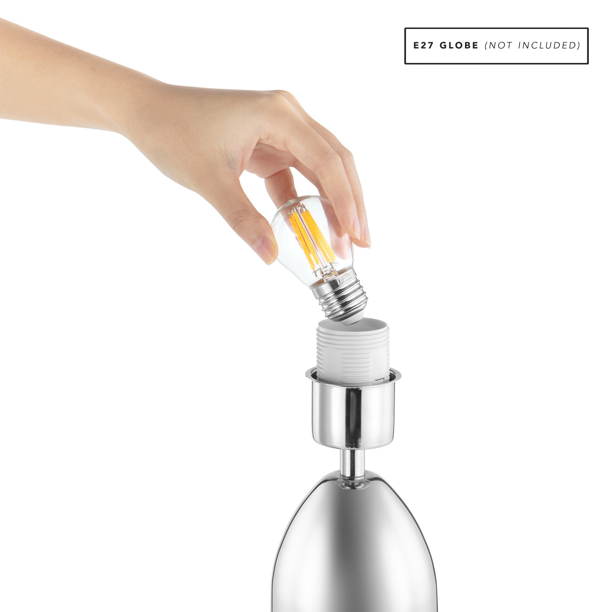 Callisto Table Lamp Chrome