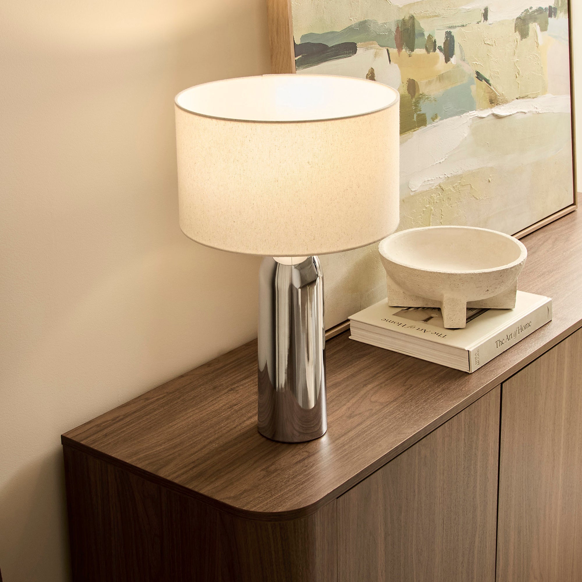 Callisto Table Lamp Chrome (Set of 2)