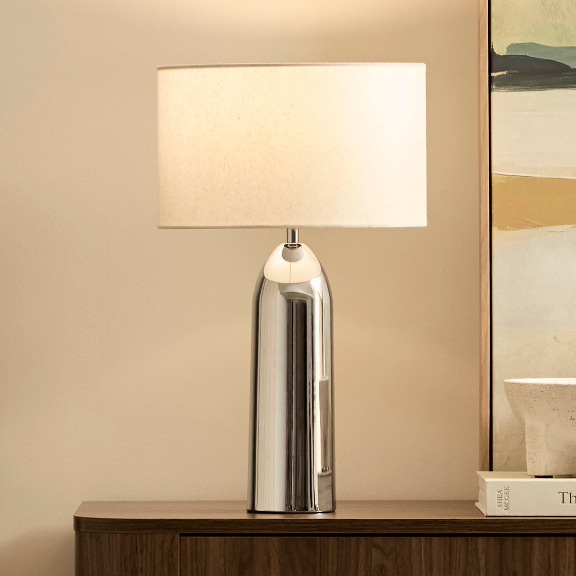Callisto Table Lamp Chrome (Set of 2)