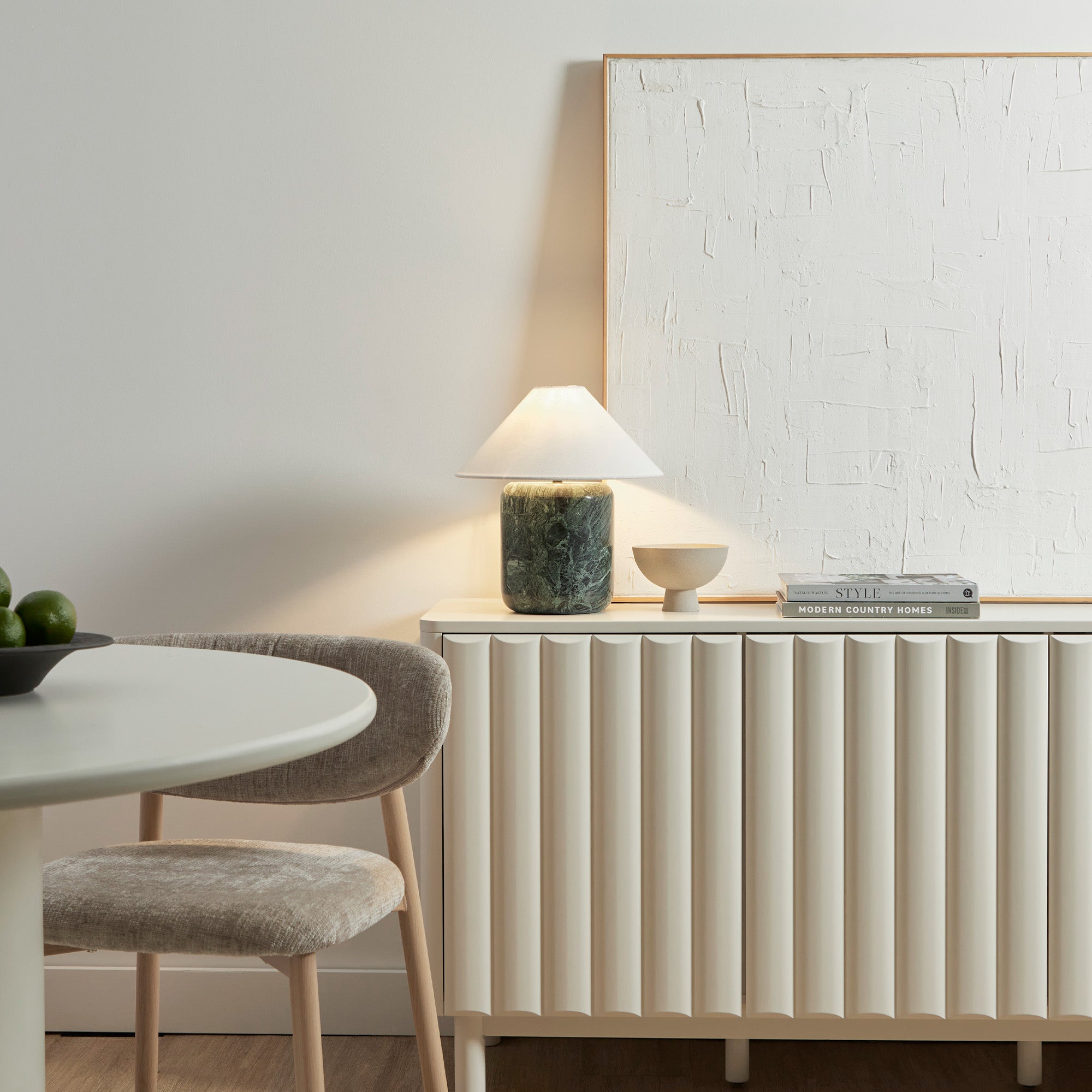 Blake Marble Table Lamp Emerald