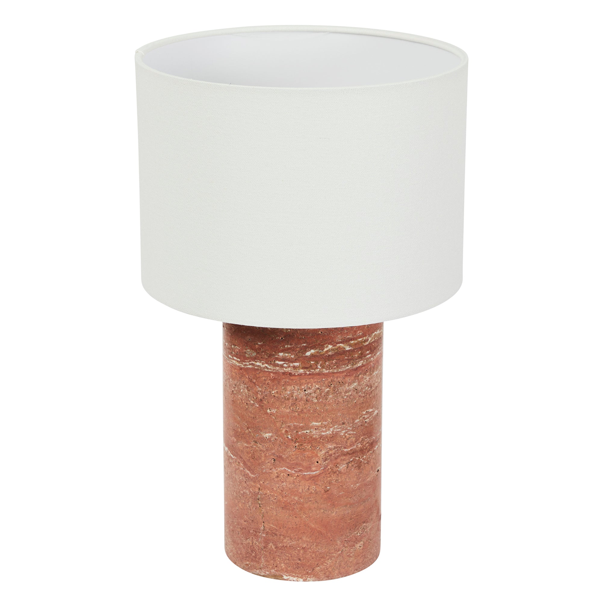 Quinn Marble Table Lamp Terracotta (Set of 2)