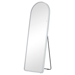 Luna 160cm Standing Arch Front Illuminated Mirror Silver