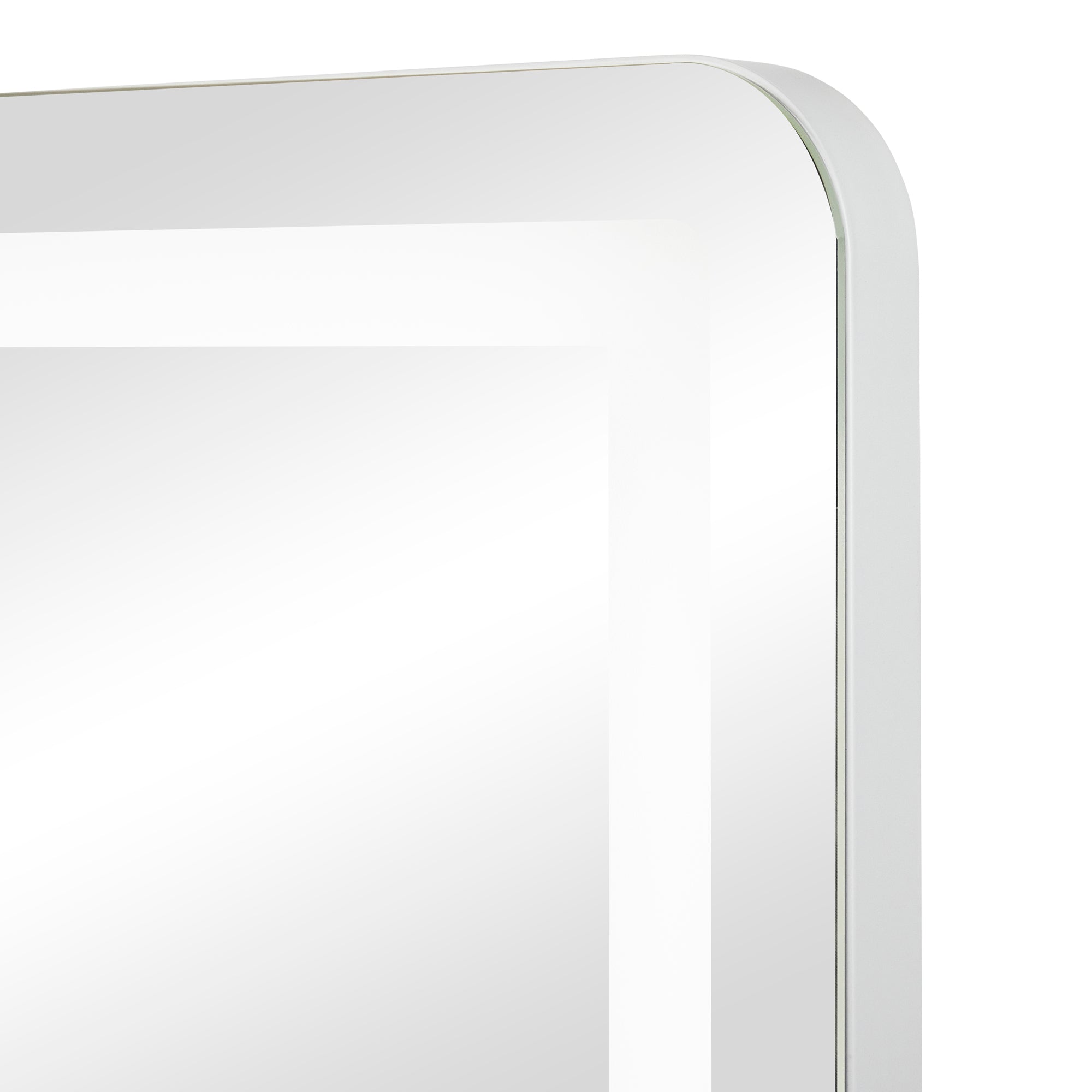 Luna 67cm Rectangle Front Illuminated Vanity Mirror White