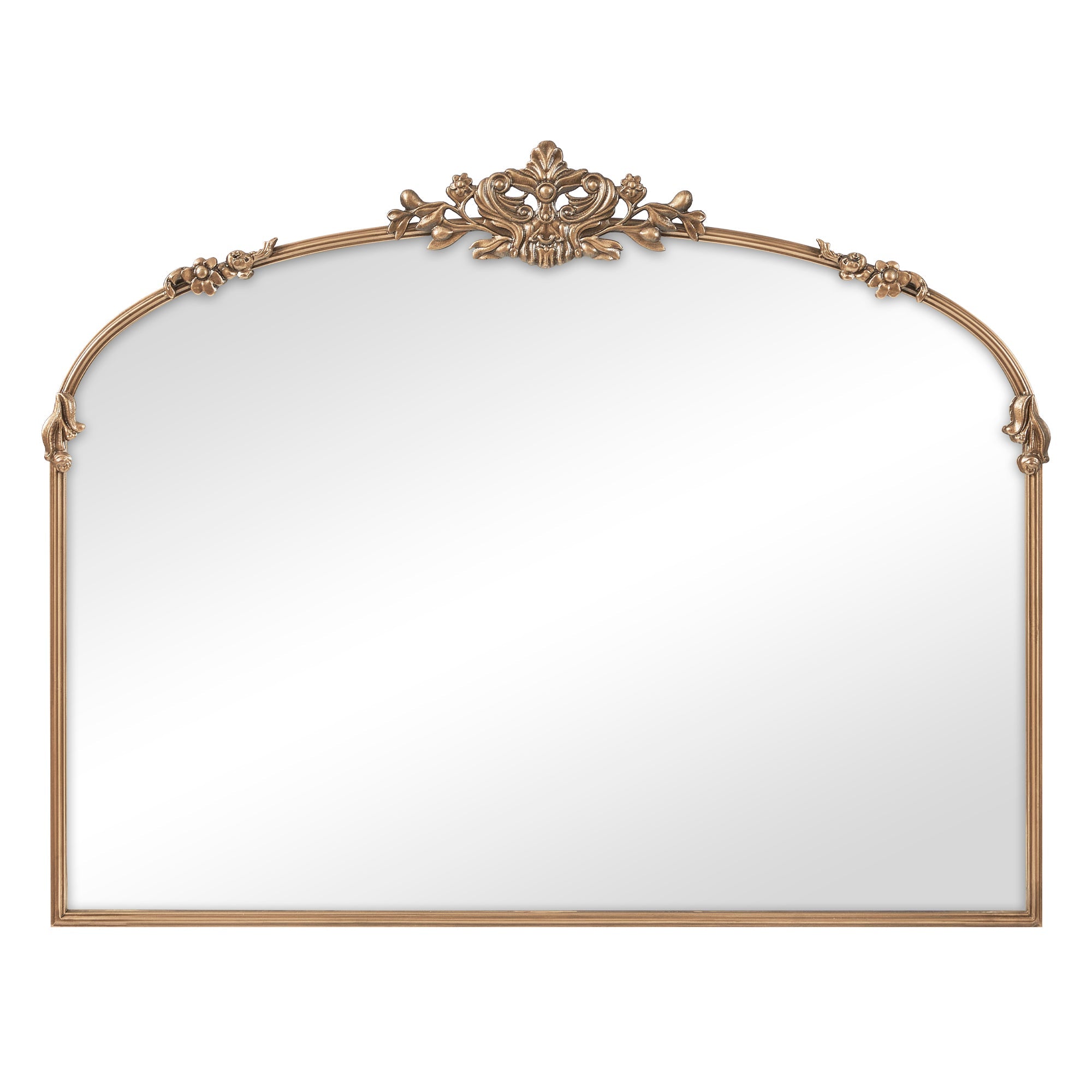 Florence 100cm Baroque Mirror Gold