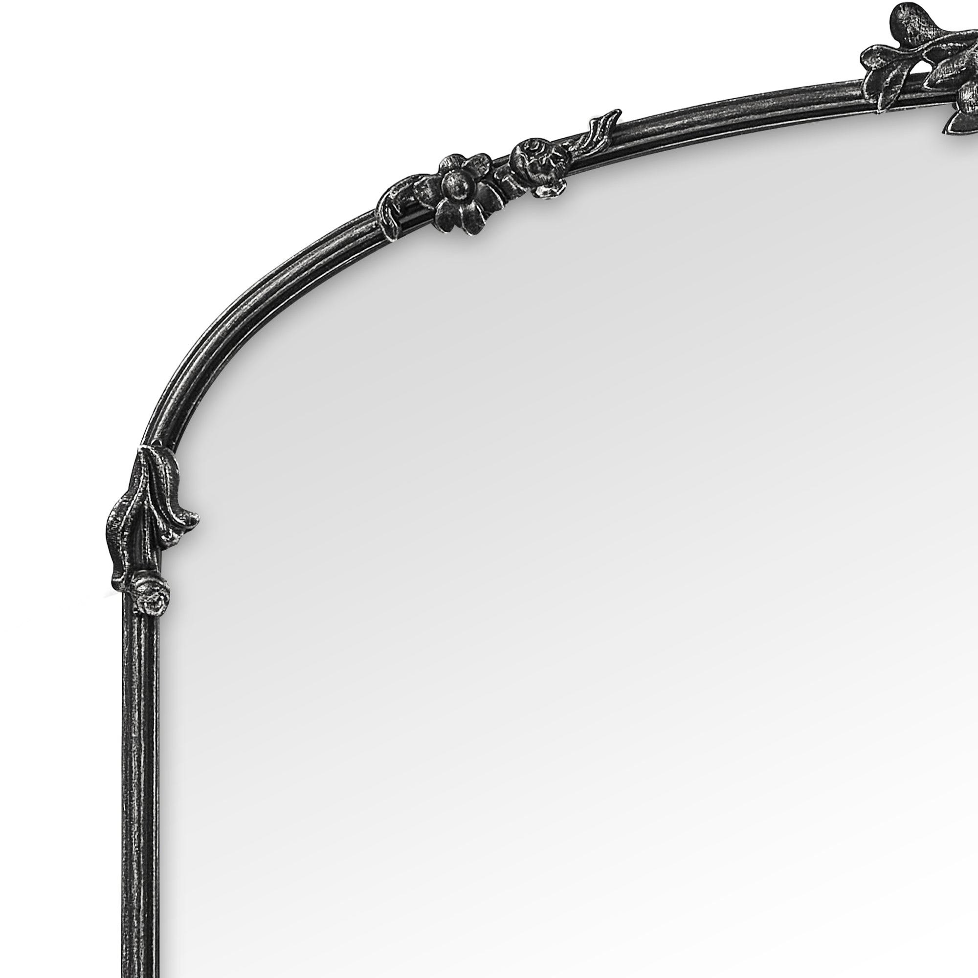 Florence XL 180cm Baroque Mirror Black