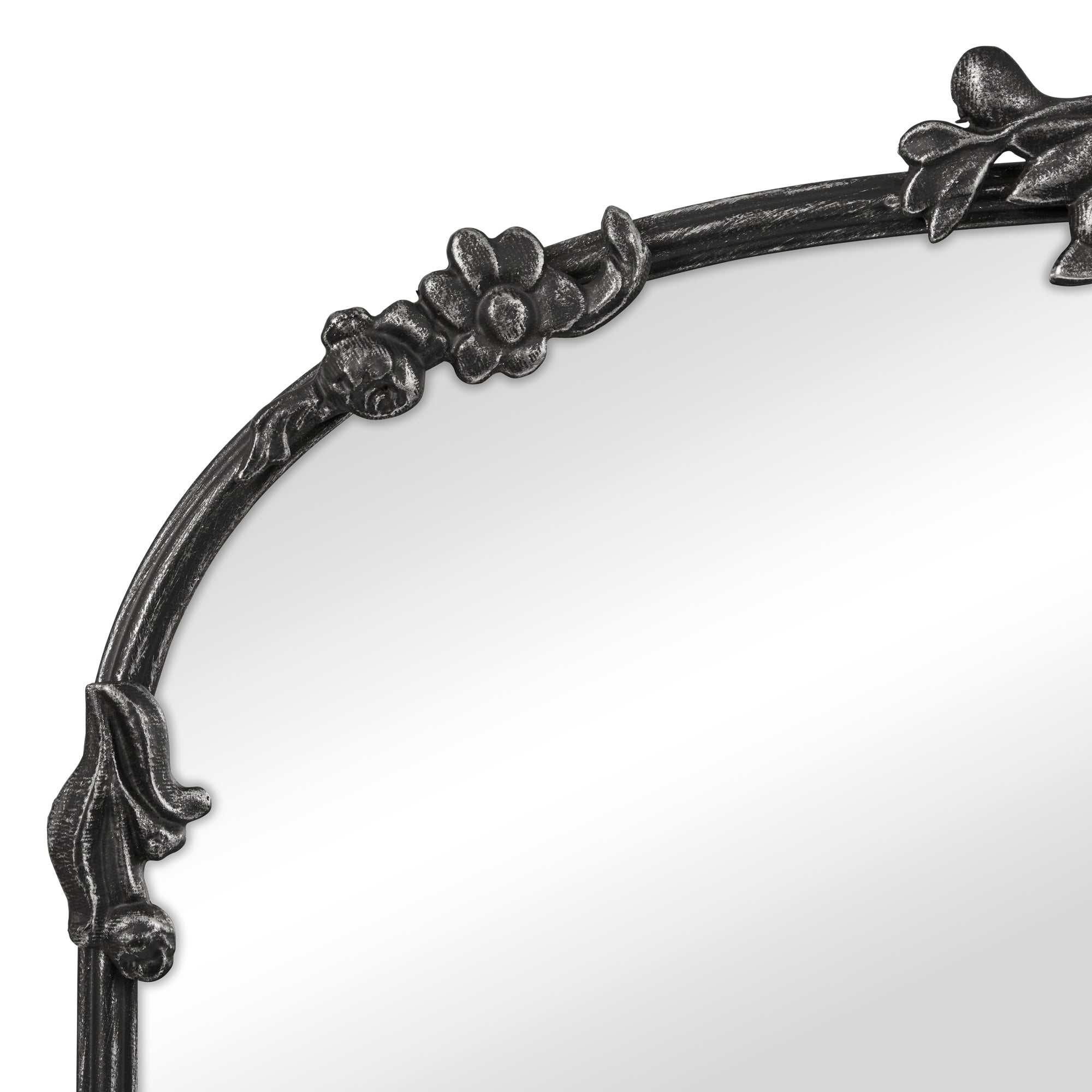 Florence 160cm Baroque Mirror Black