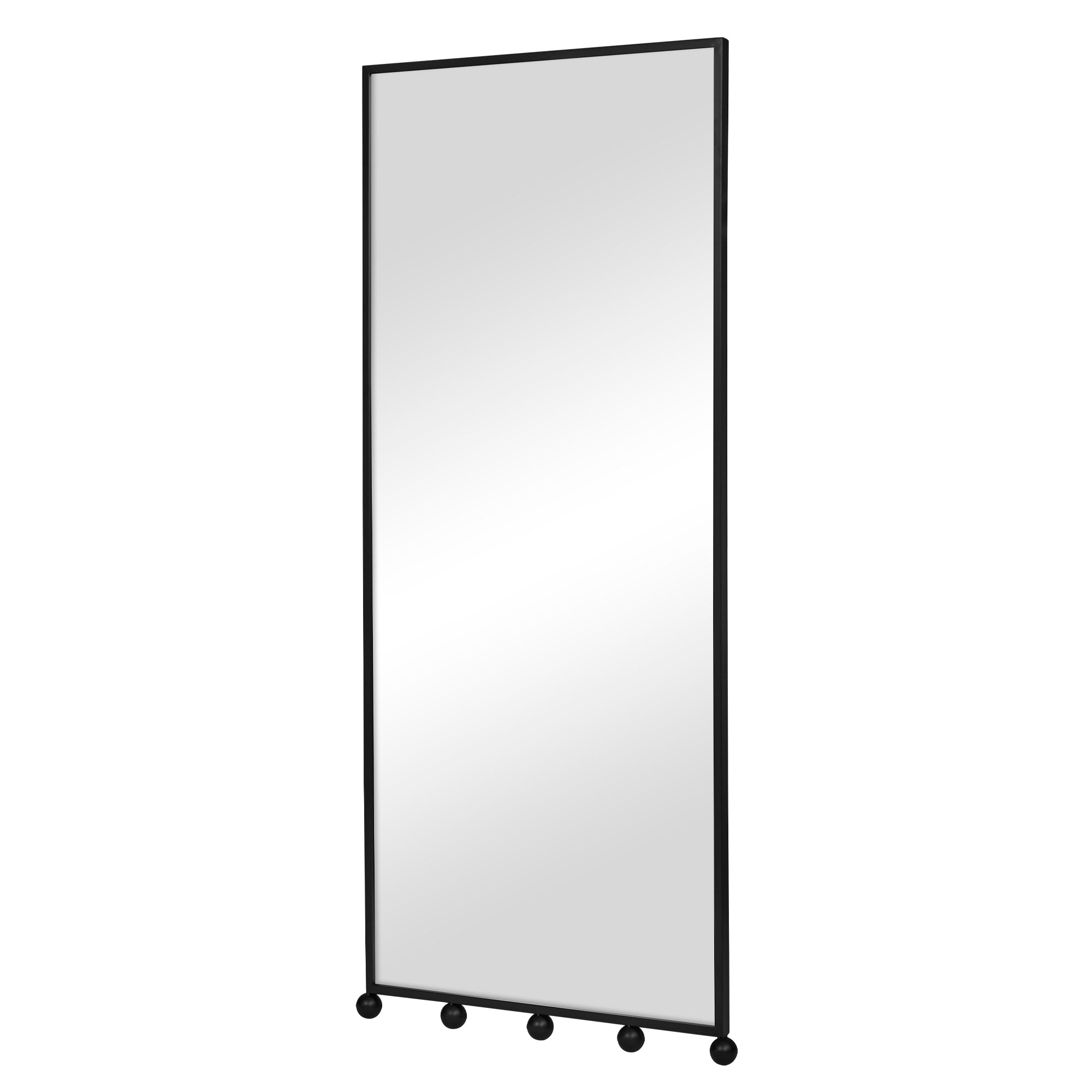 Orbit Sphere 180cm Floor Length Mirror Black