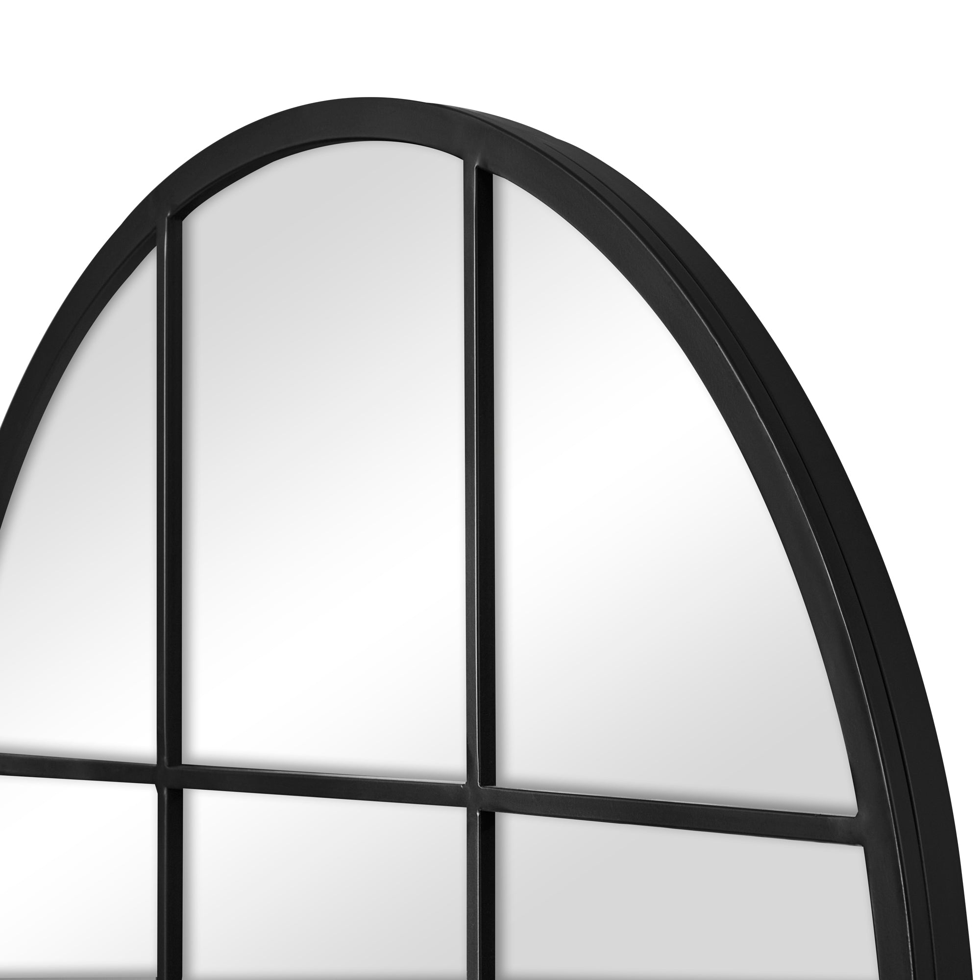 Sophia 180cm Arch Mirror Black
