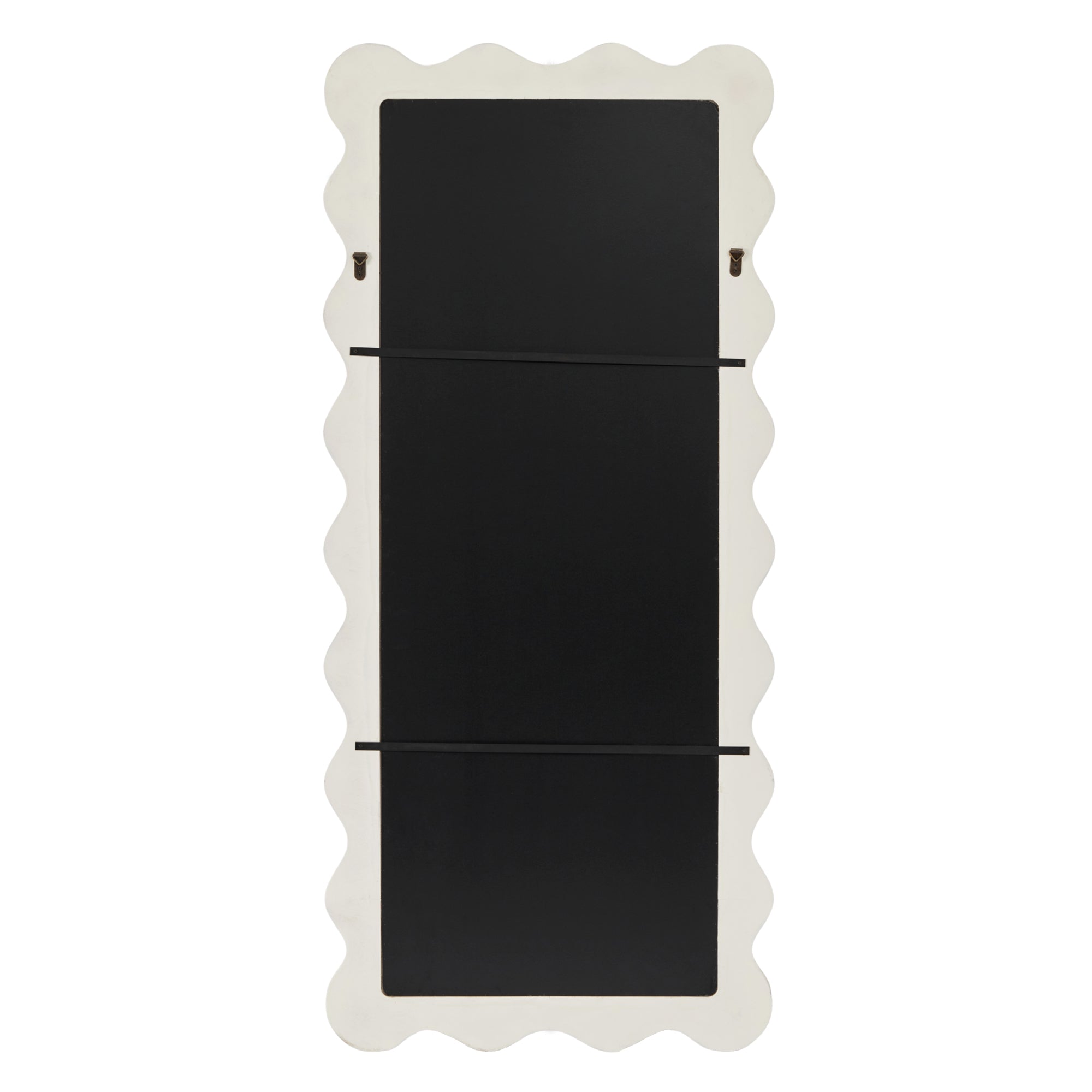 Sienna 180cm Wave Mirror Travertine Look