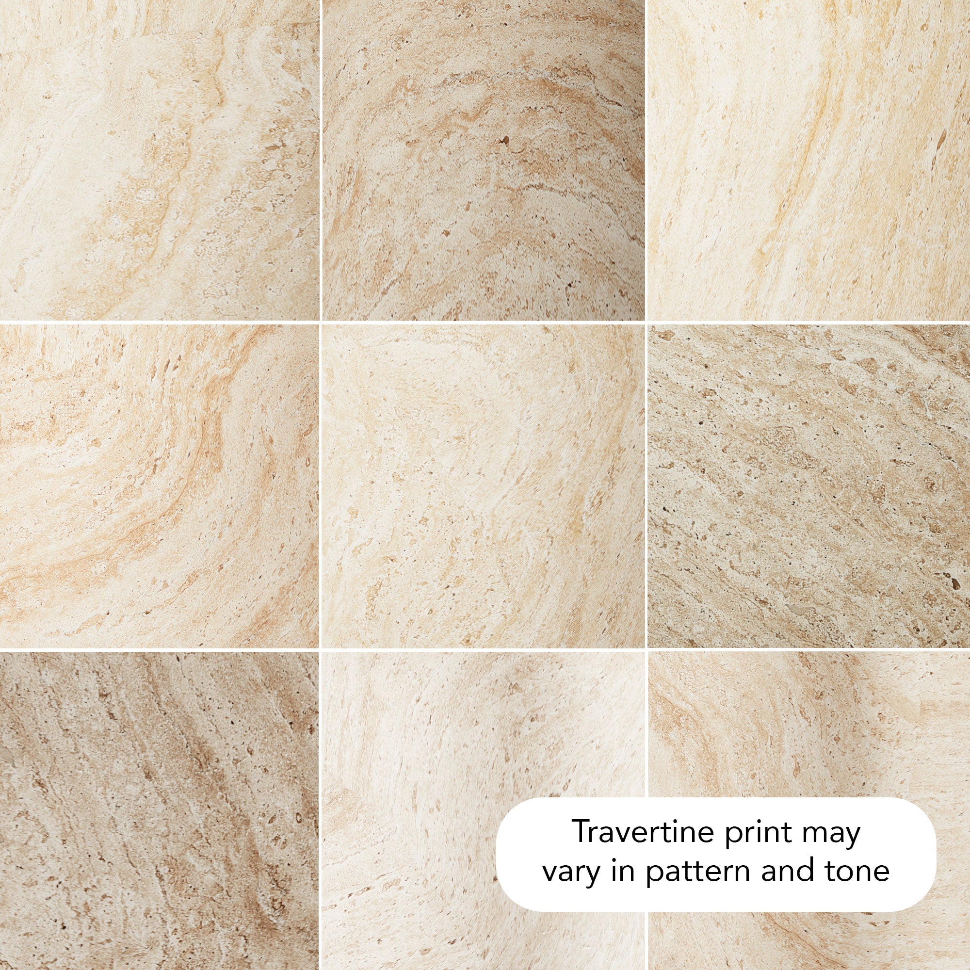 Sienna 180cm Wave Mirror Travertine Look