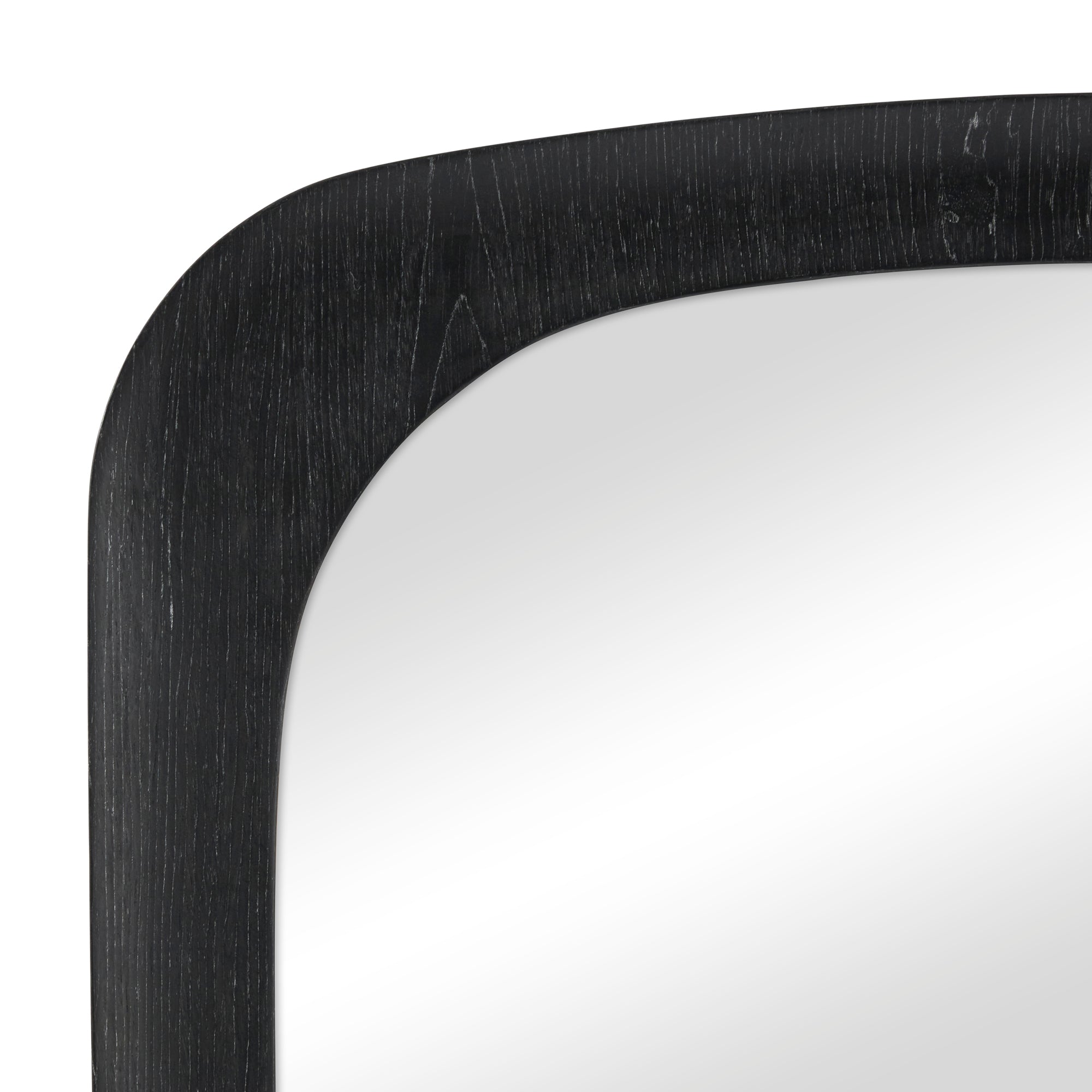 Rue 180cm Rectangle Mirror Black