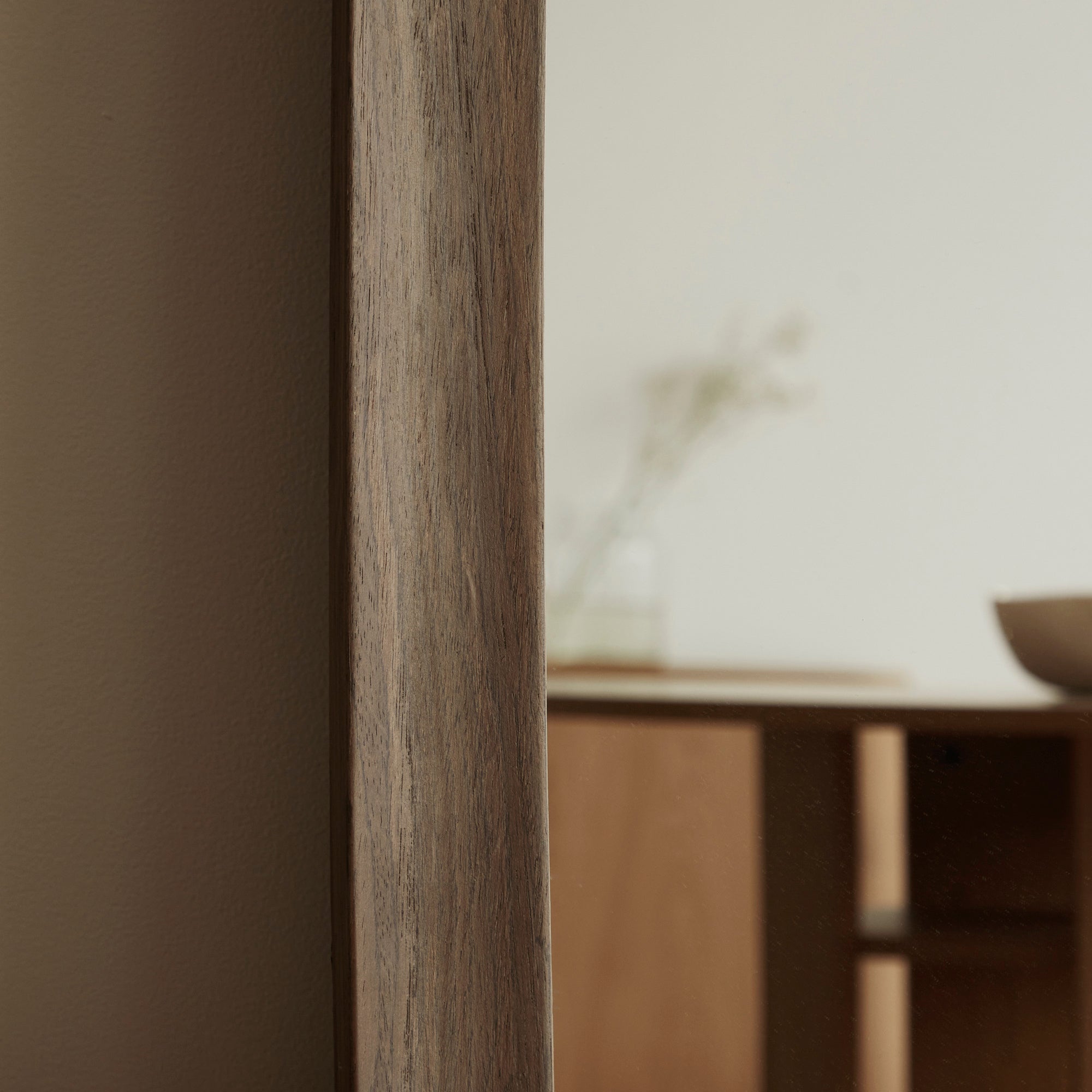 Rue 180cm Rectangle Mirror Walnut