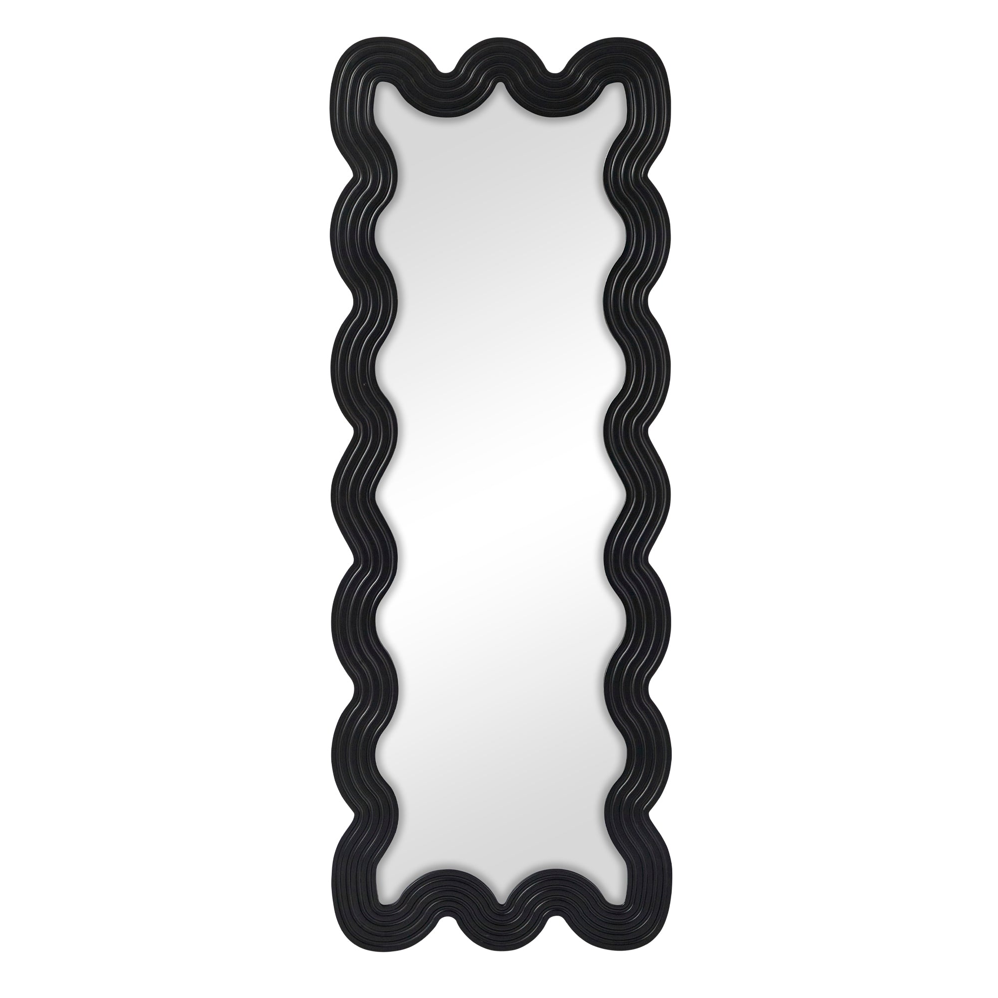Lulu 160cm Floor Mirror Black