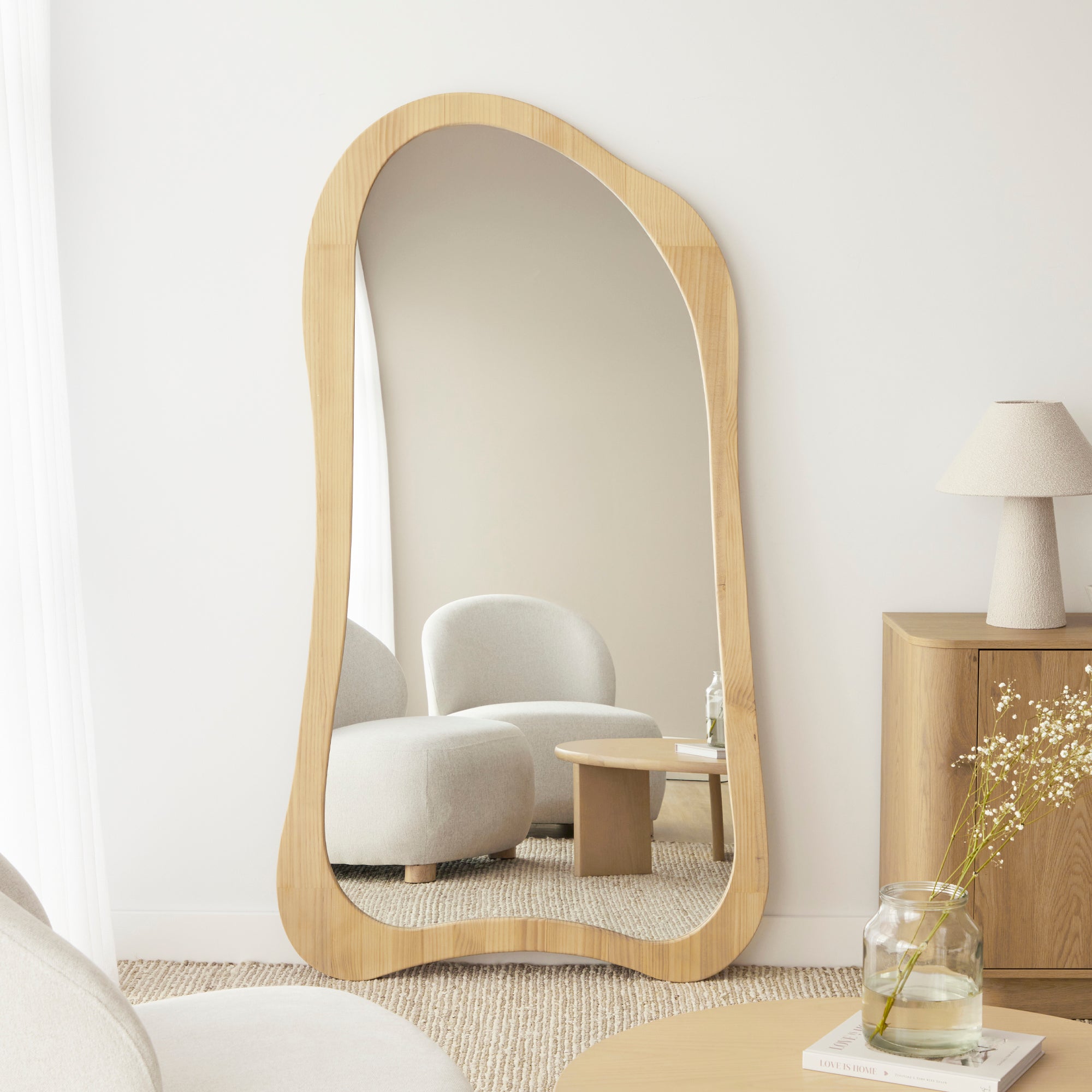 Georgie 180cm Mirror Natural