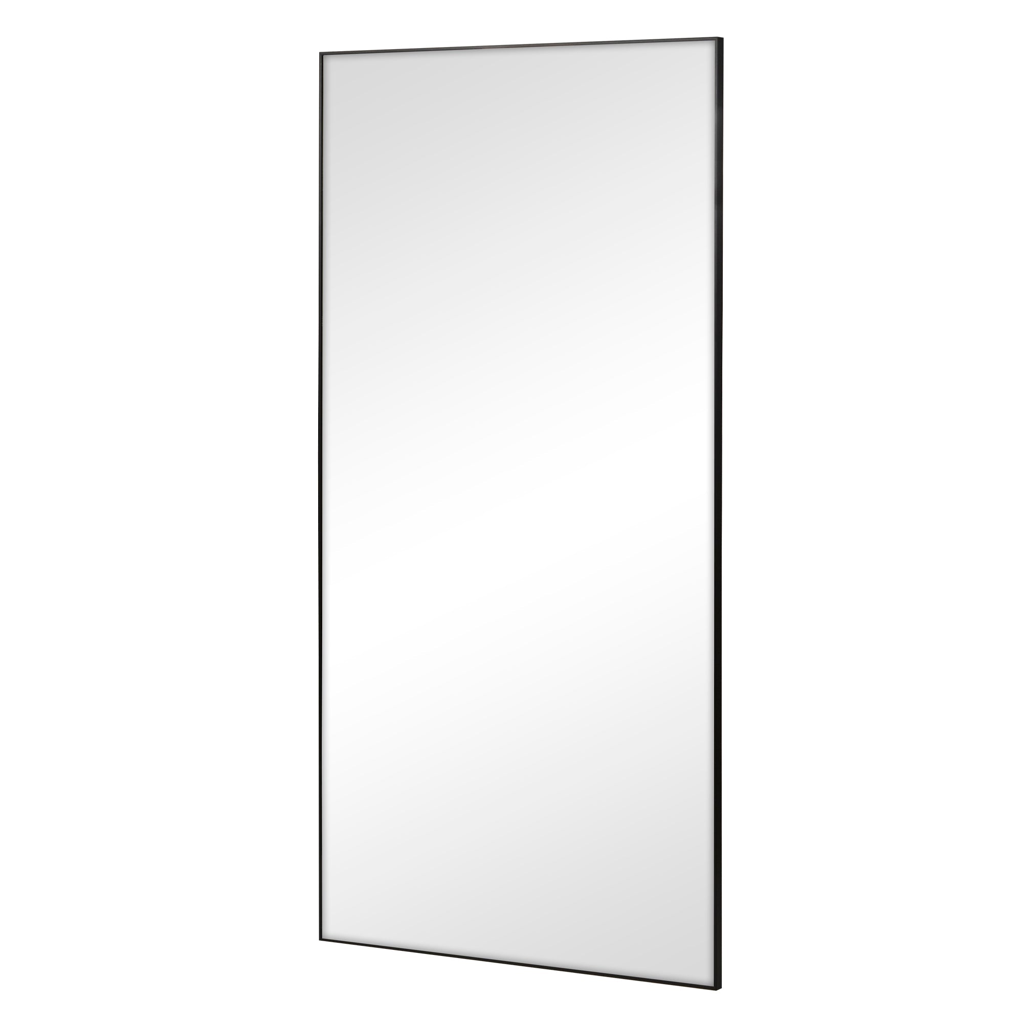 Elle XXL 200cm Rectangle Mirror Black