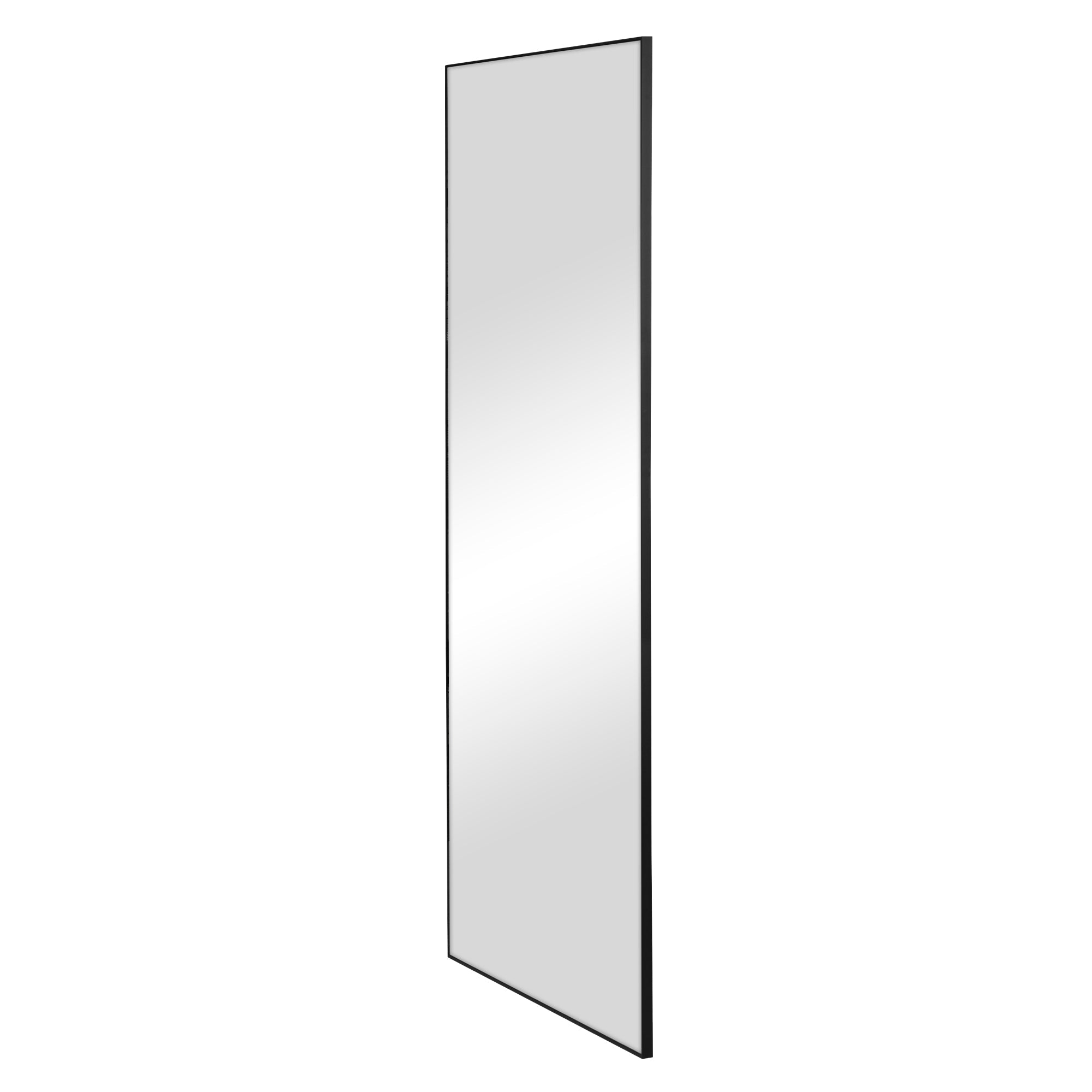 Elle XXL 200cm Rectangle Mirror Black