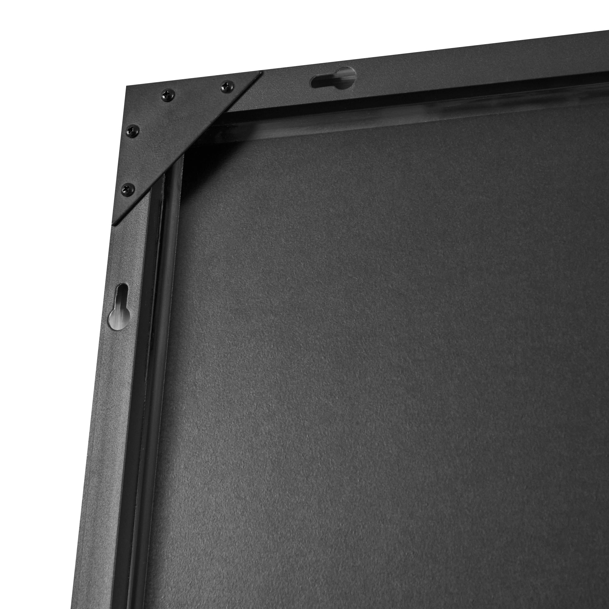Elle XXL 200cm Rectangle Mirror Black