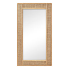 Cove Rattan 180cm Rectangle Mirror